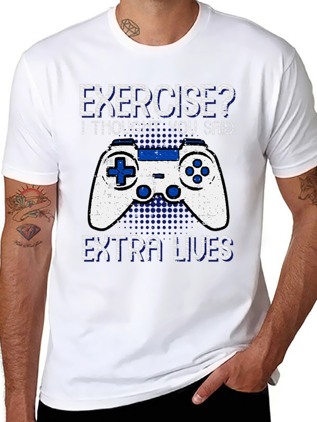Exercise? Extra Lives T-Shirt - Gamer Tee