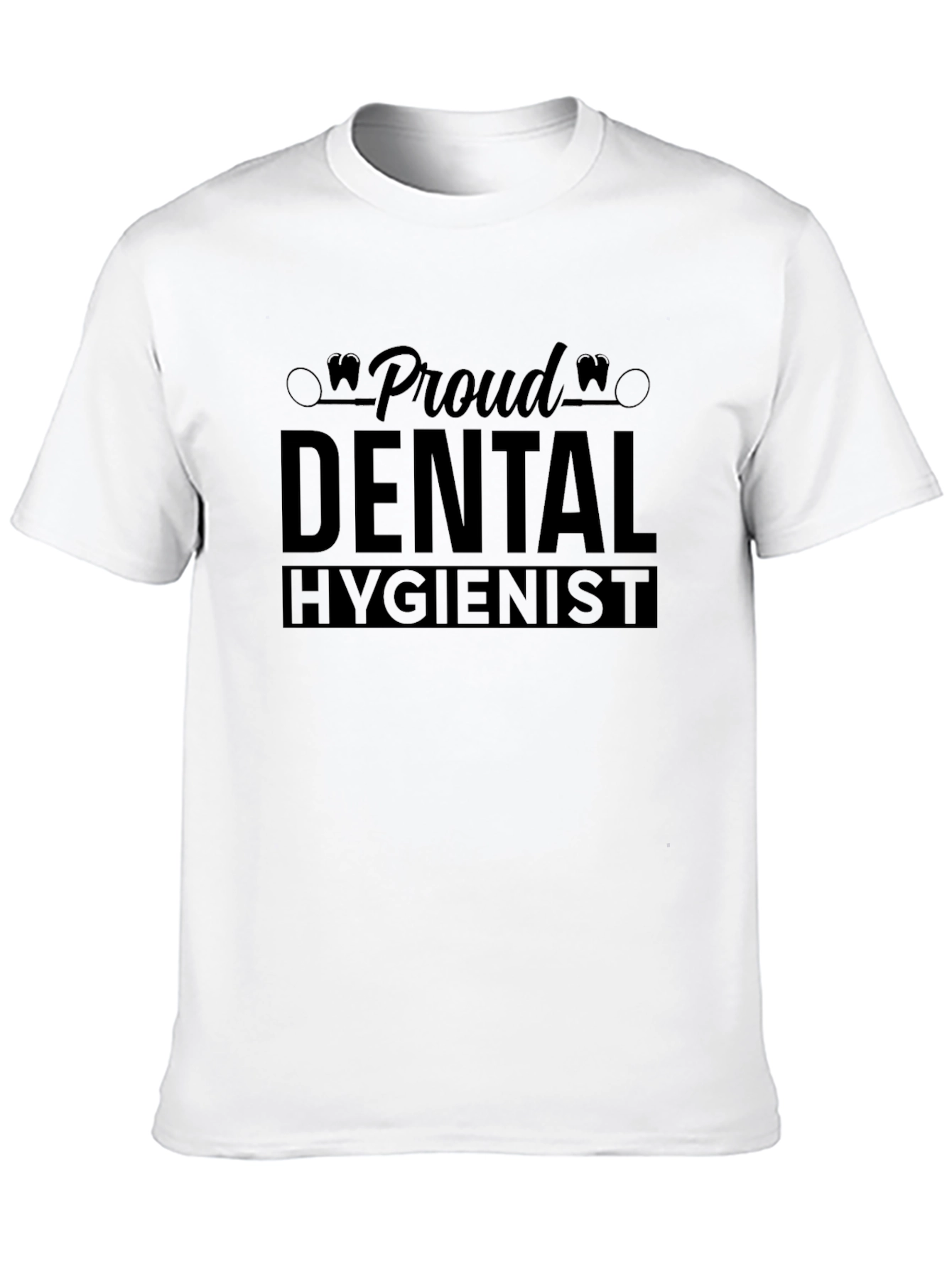 Proud Dental Hygienist Black T-Shirt