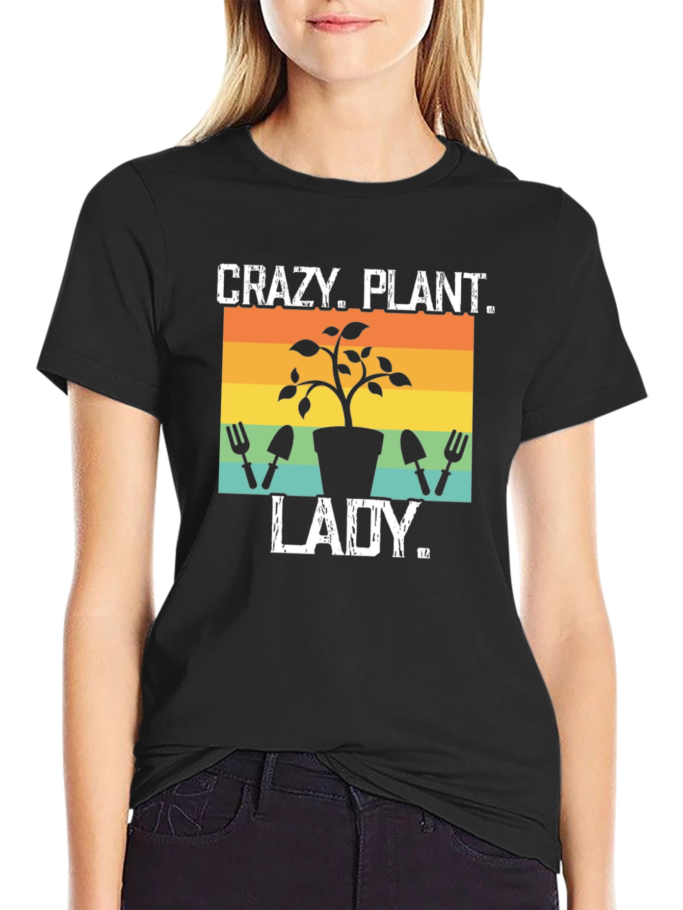Crazy Plant Lady Graphic Tee - Gardening Shirt