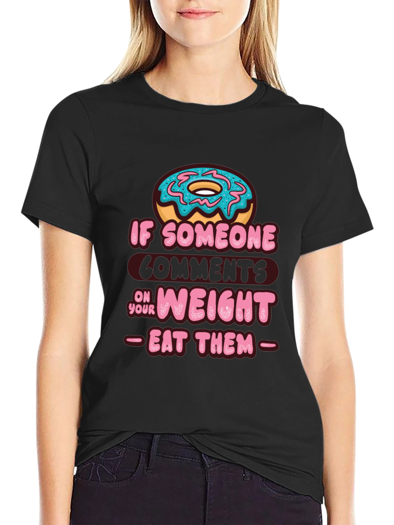 Eat Them Donut Black T-Shirt