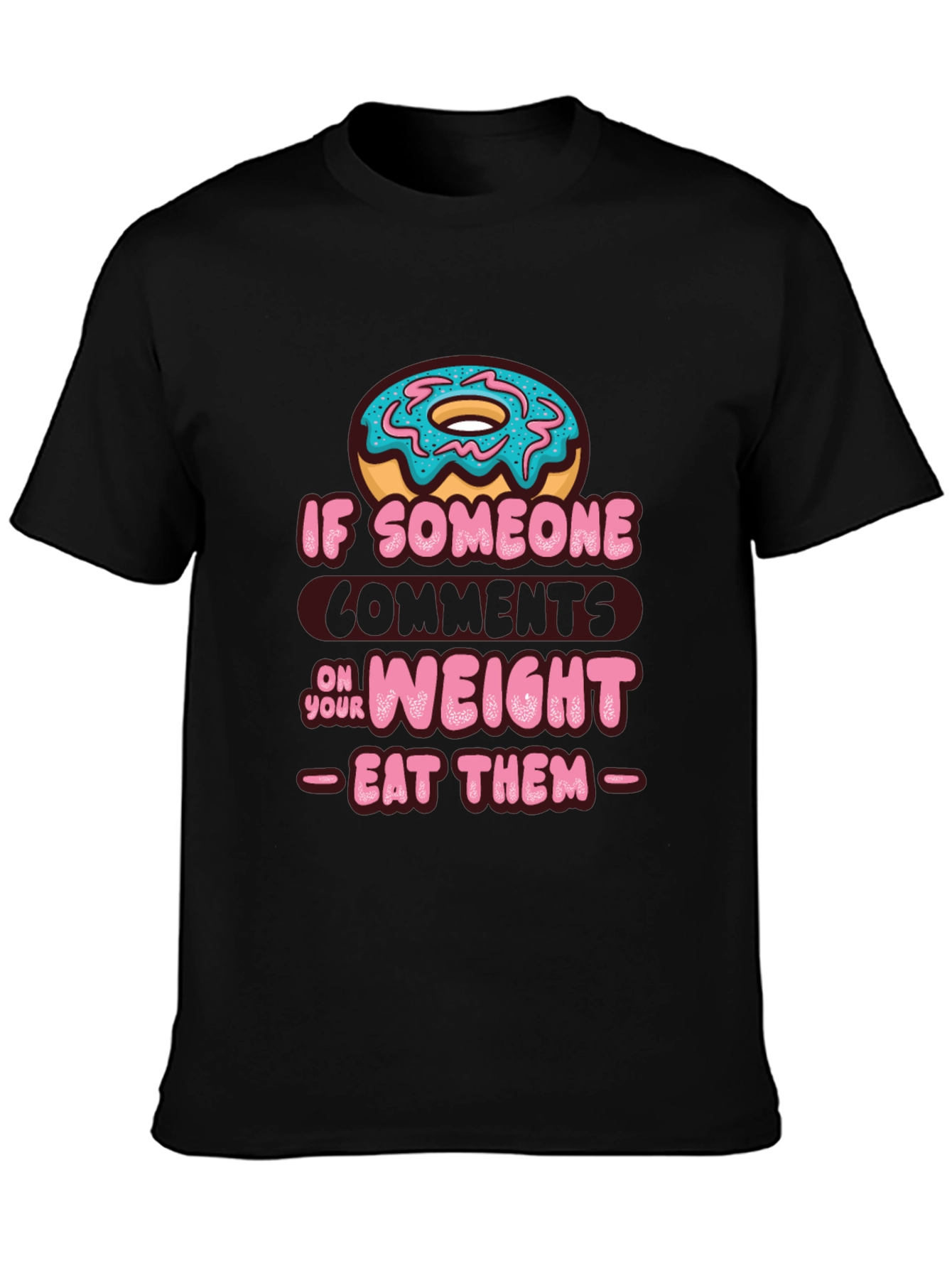 Eat Them Donut Black T-Shirt
