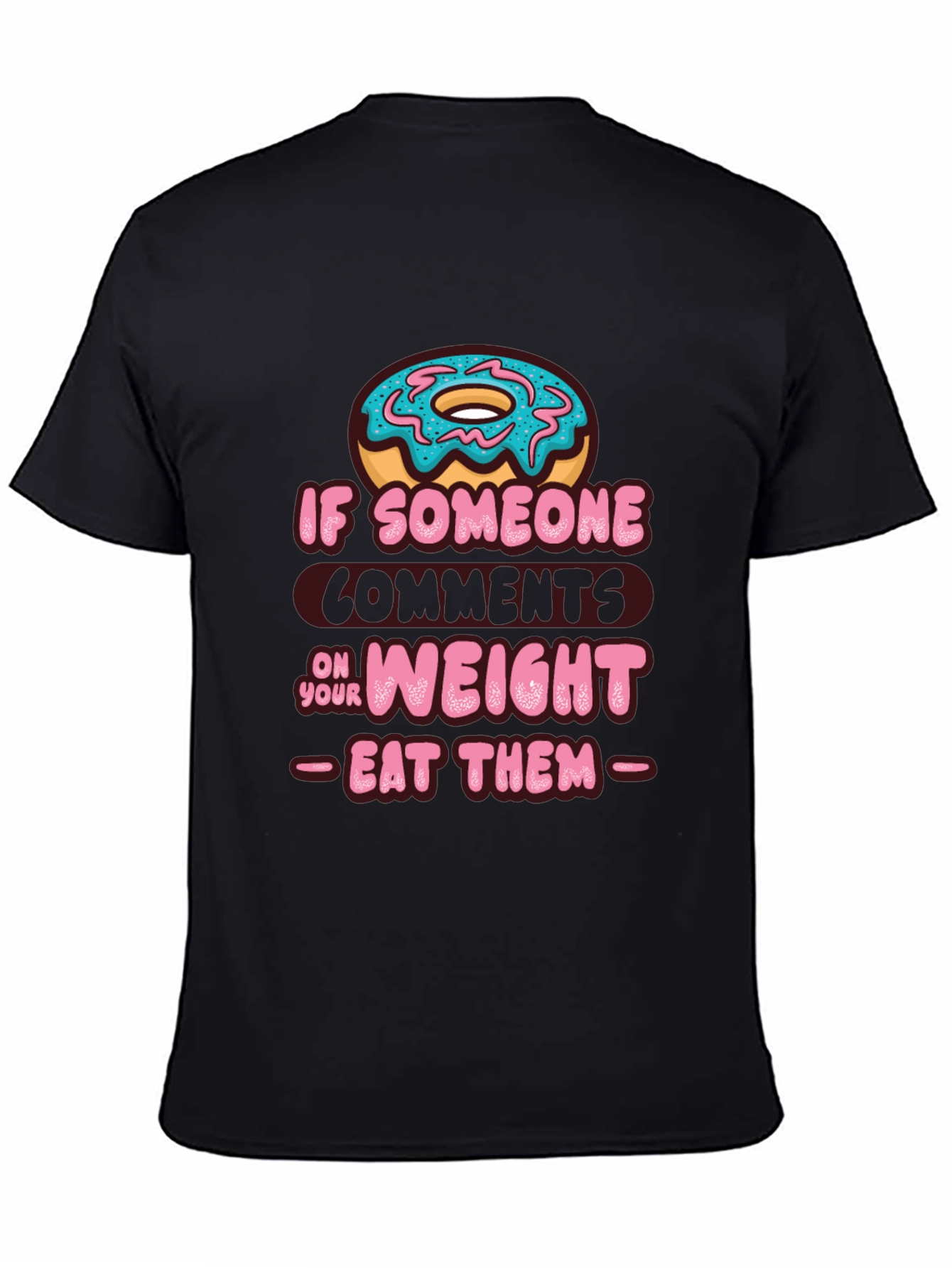 Eat Them Donut Black T-Shirt
