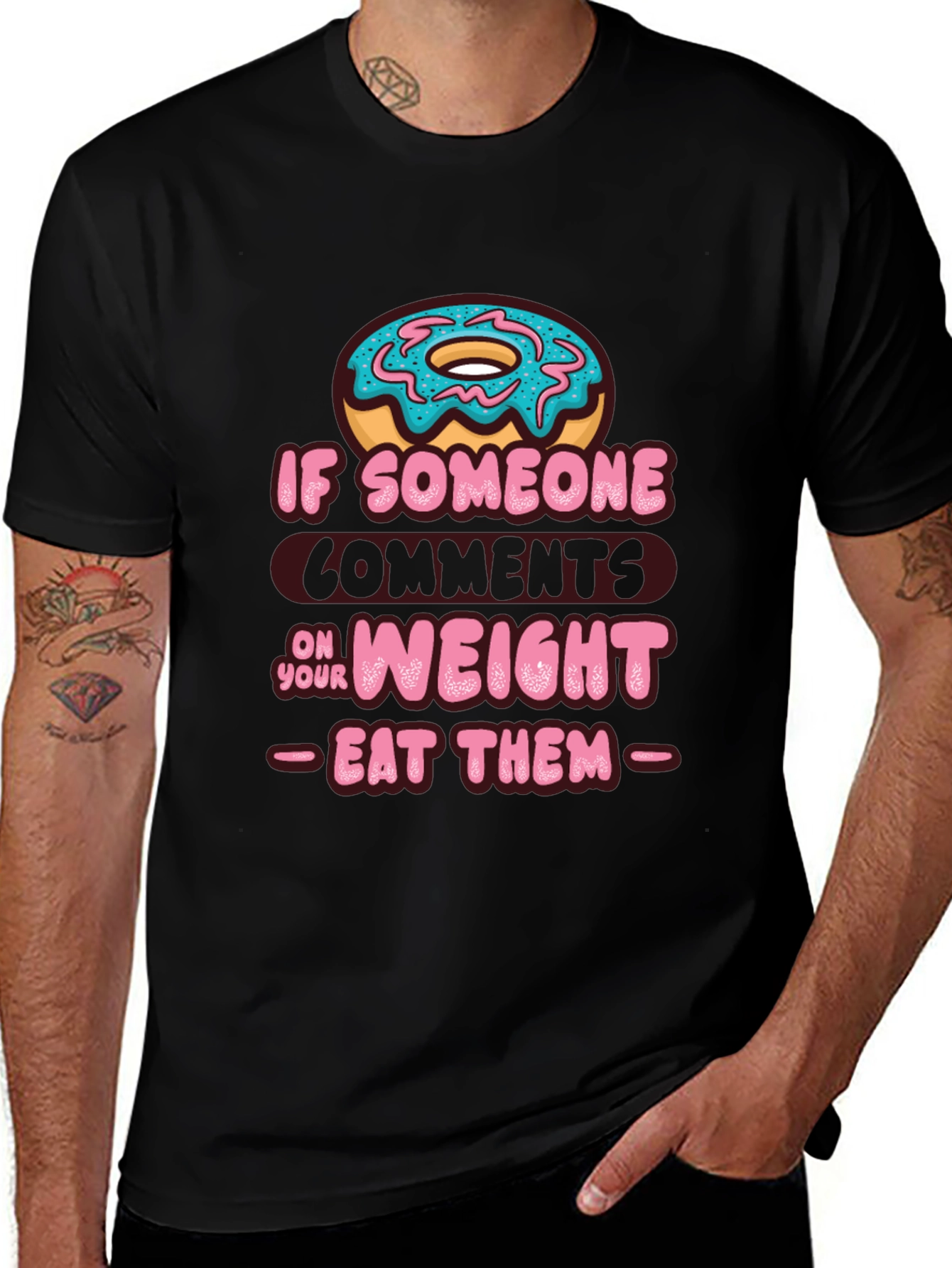 Eat Them Donut Black T-Shirt