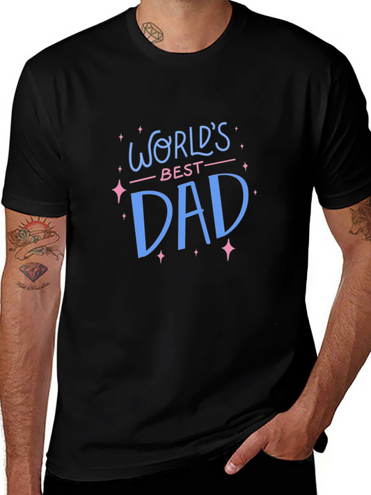 Worlds Best Dad Black T-Shirt