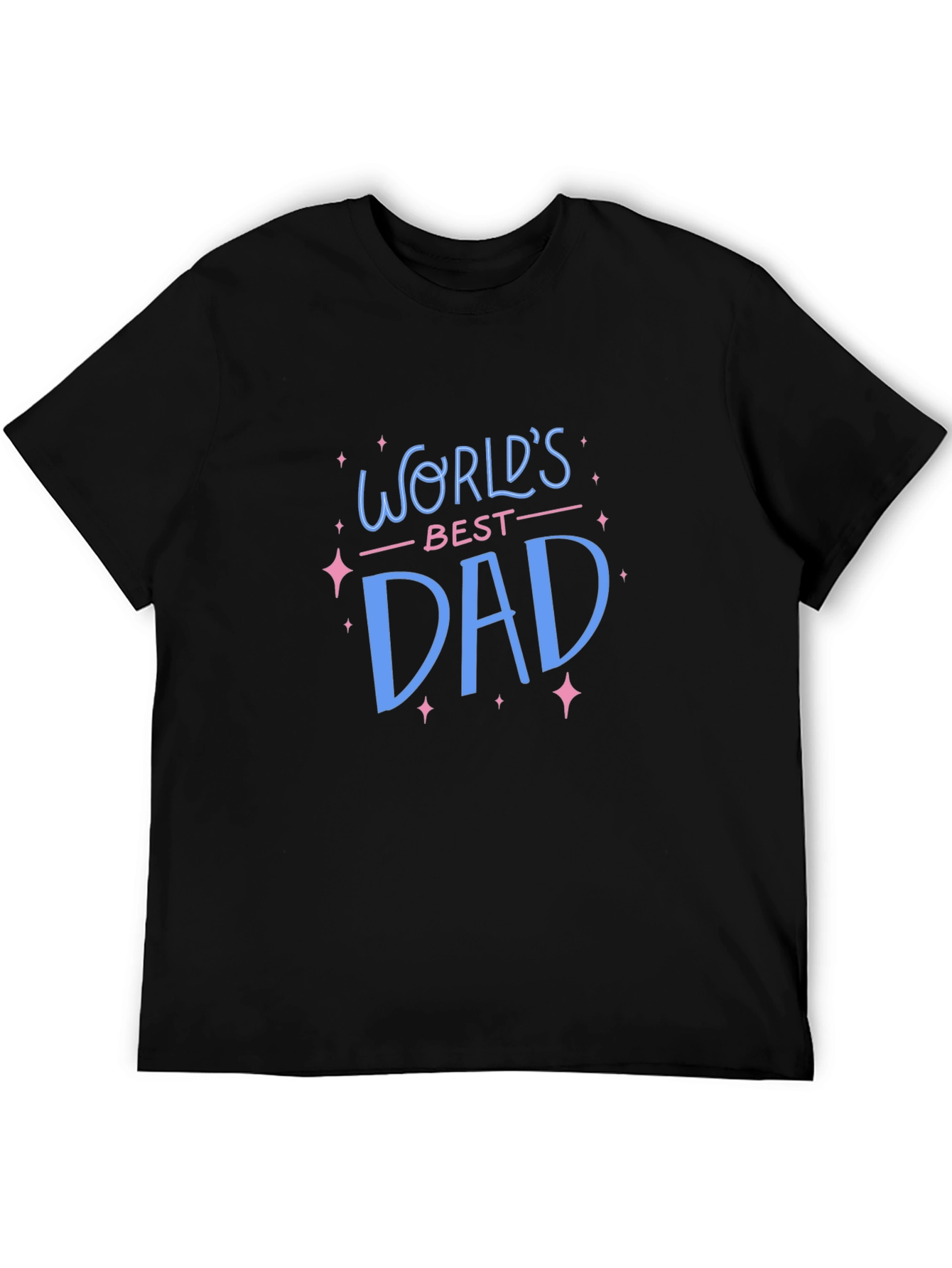 Worlds Best Dad Black T-Shirt