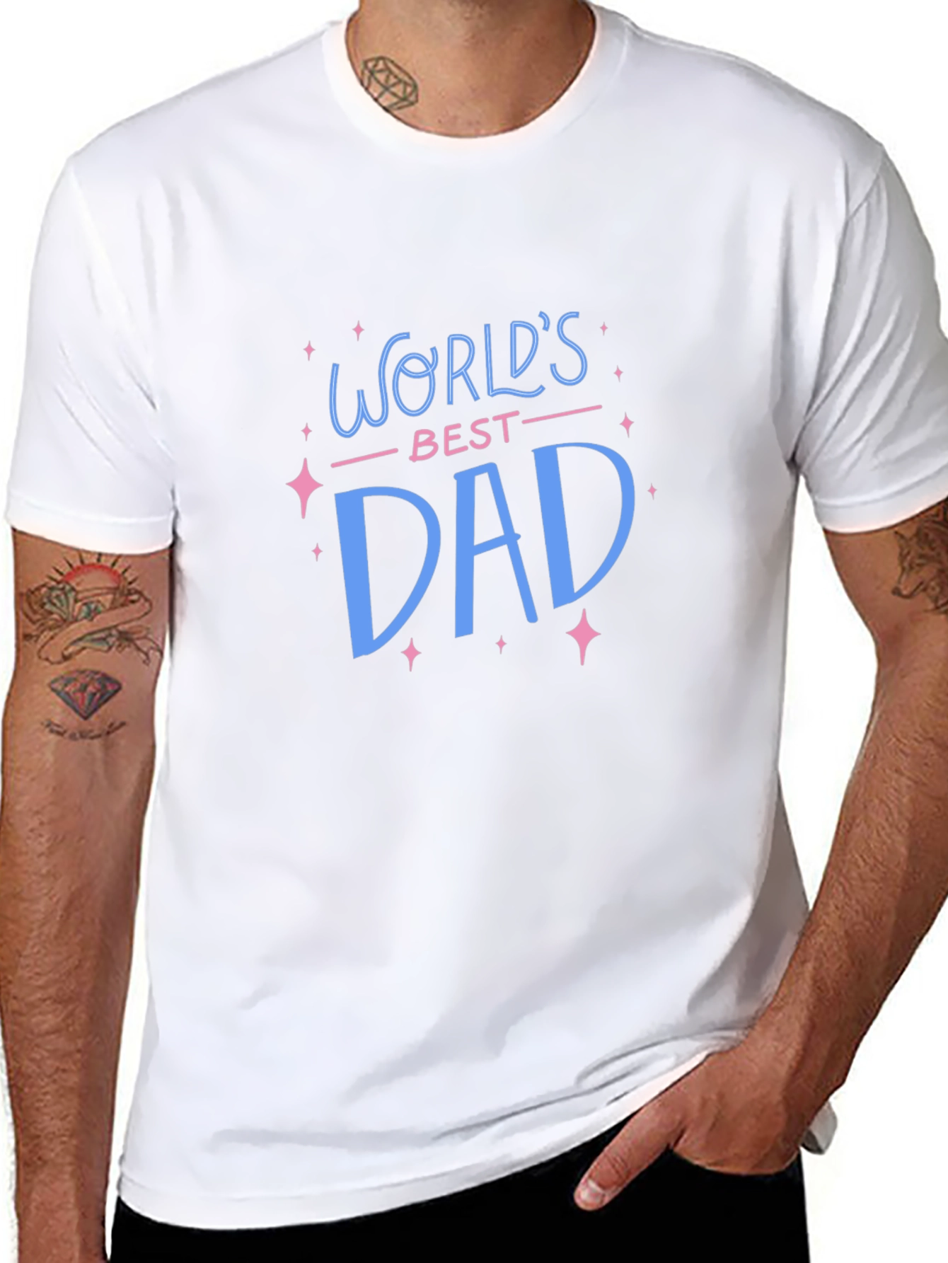 Worlds Best Dad Black T-Shirt
