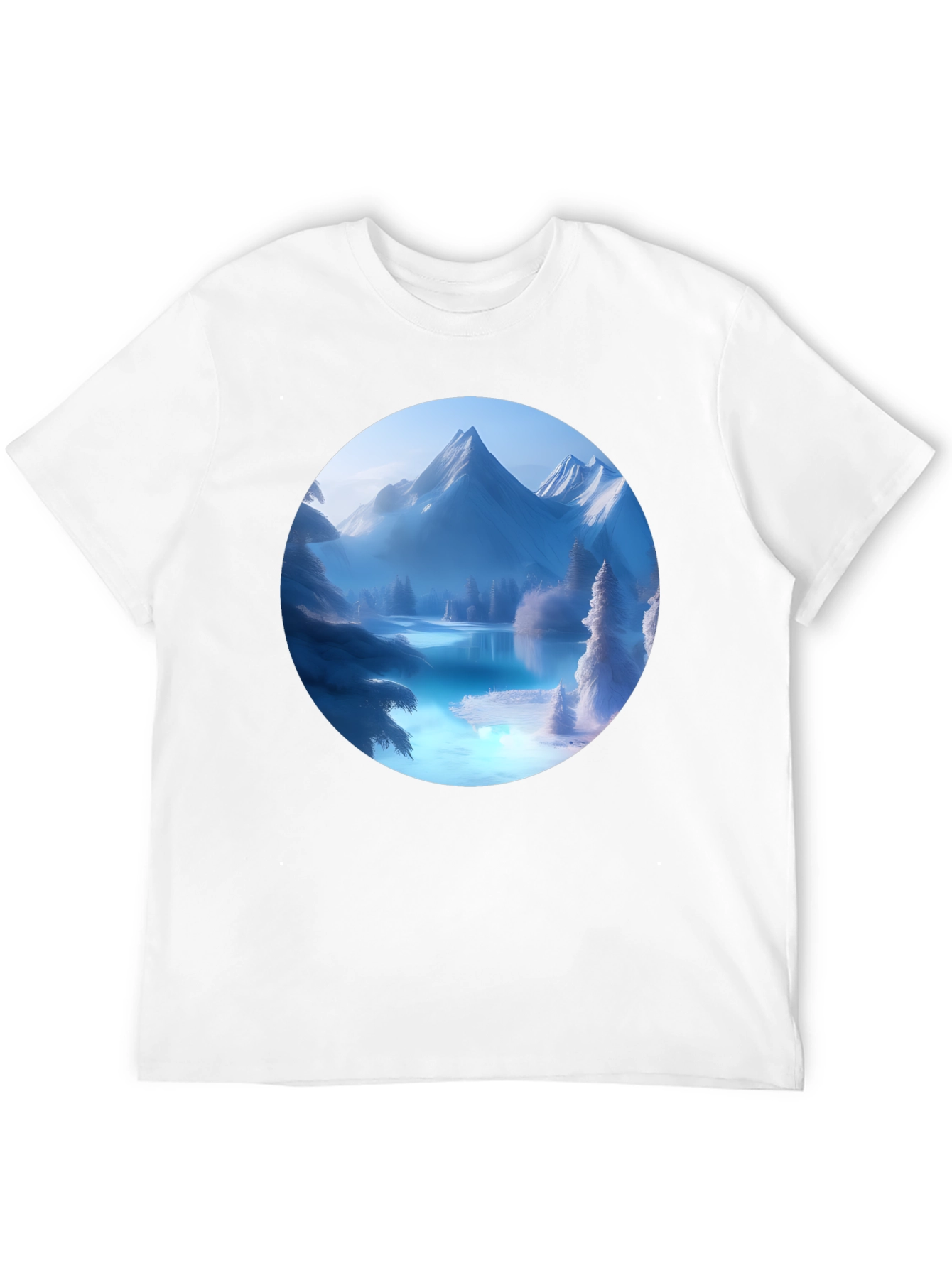 Mountain Lake Graphic Tee - Black T-Shirt