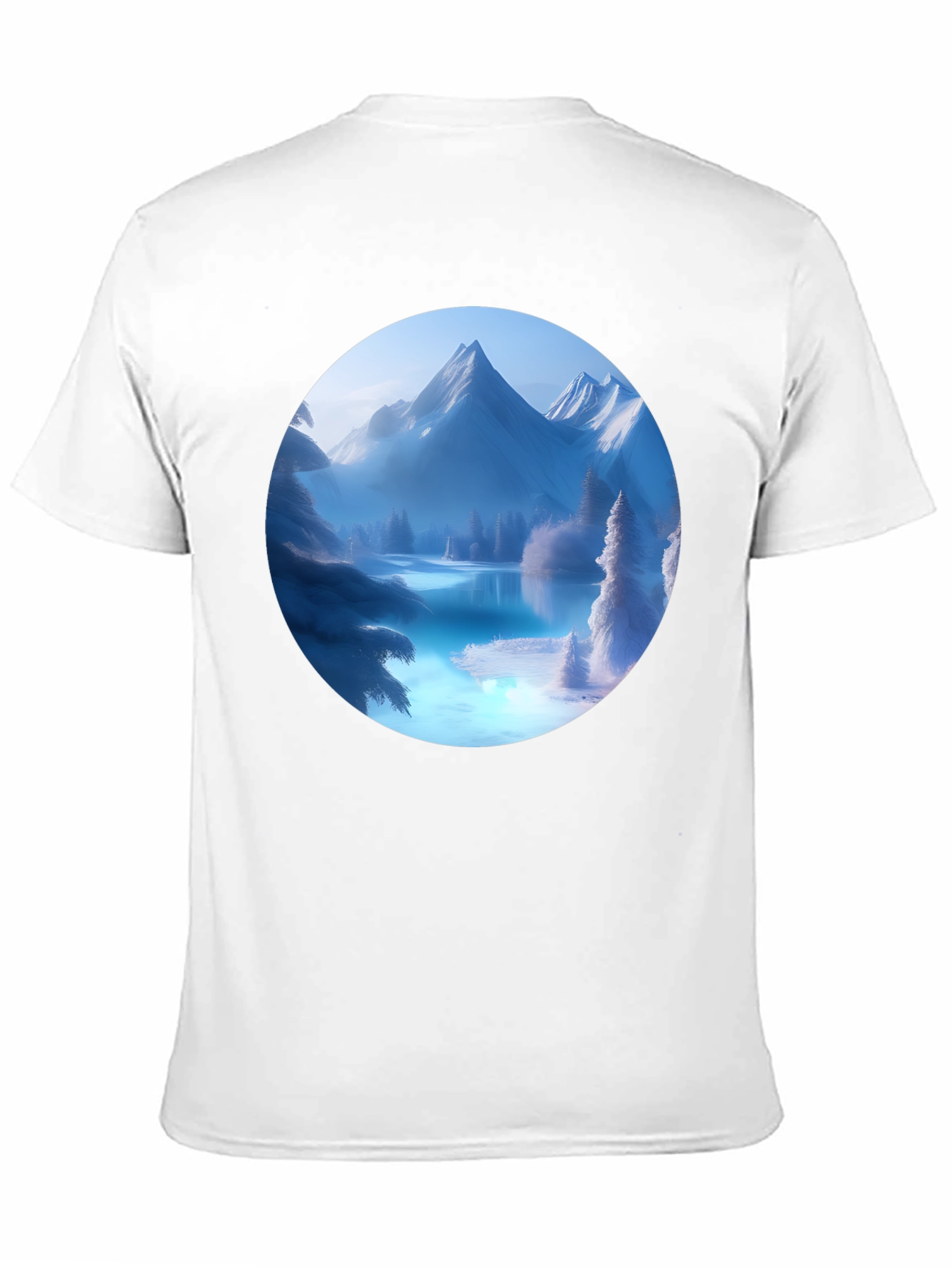 Mountain Lake Graphic Tee - Black T-Shirt