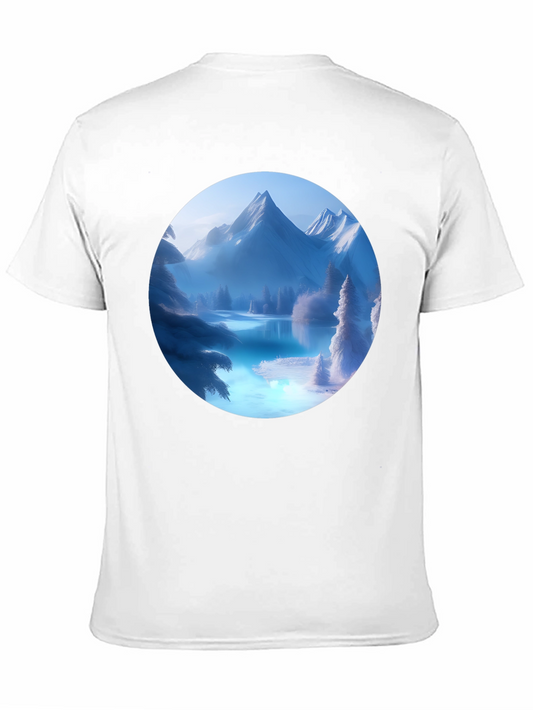 Mountain Lake Graphic Tee - Black T-Shirt