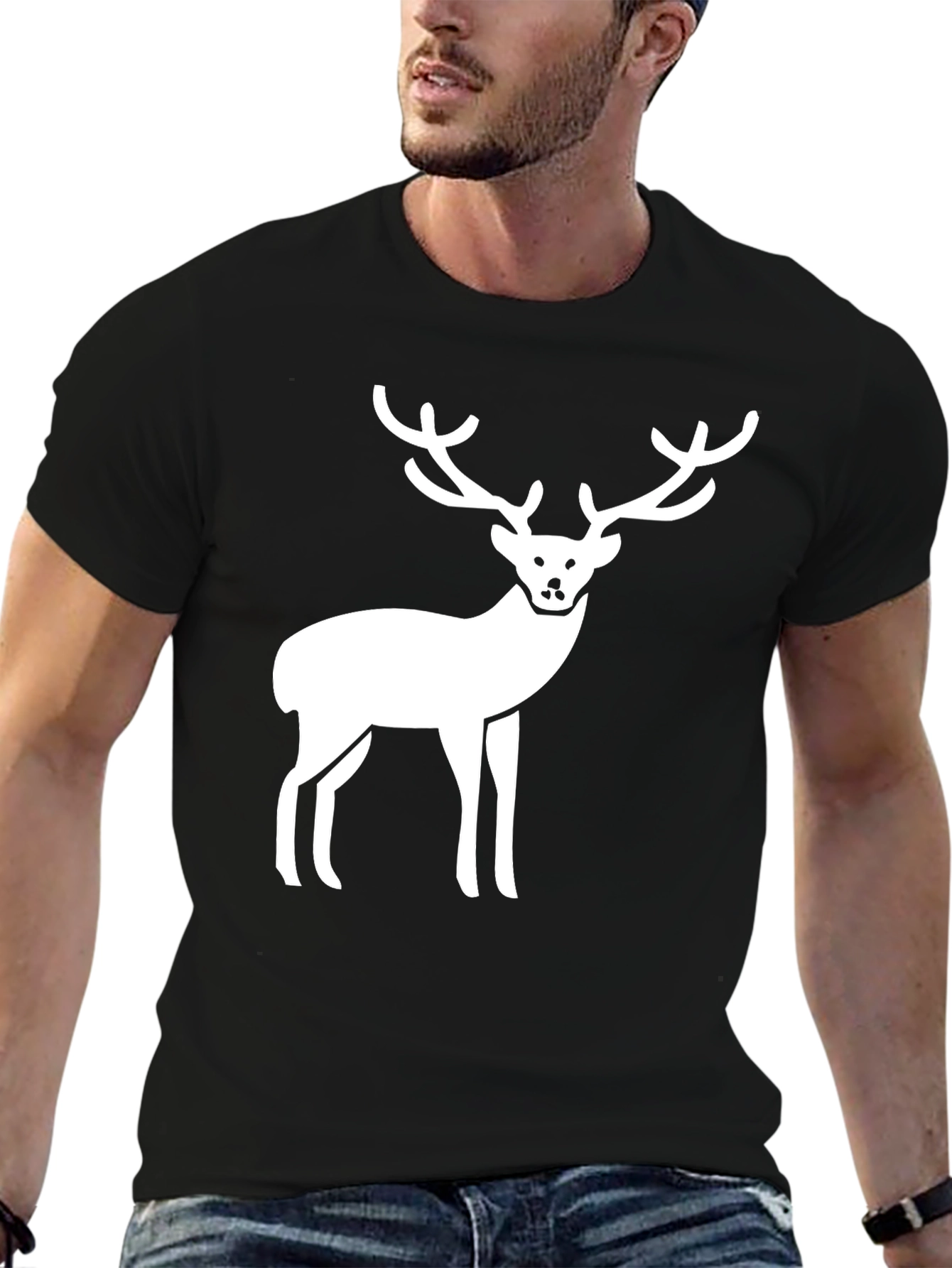 Black Deer Graphic Tee