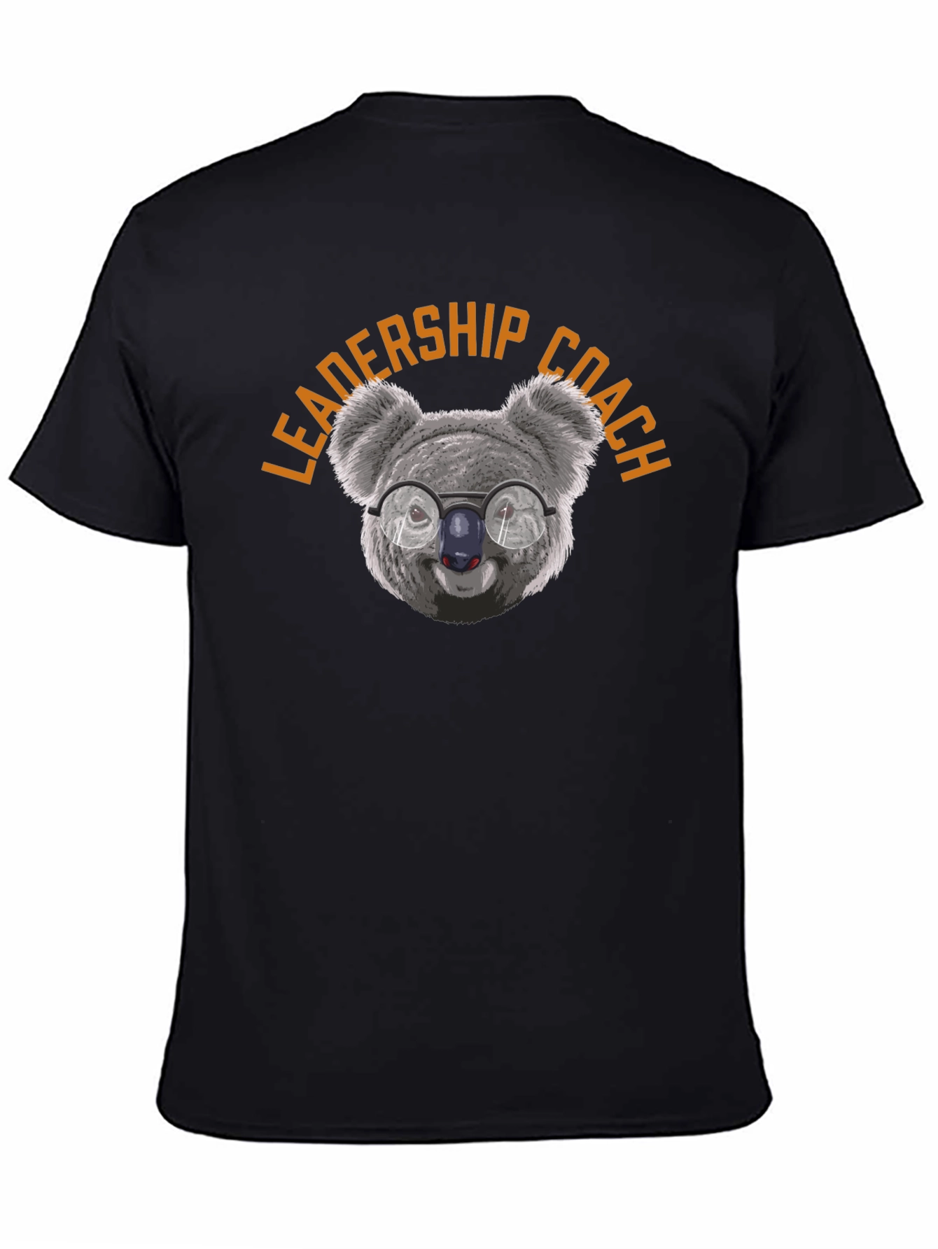Leadership Coach Koala Graphic Tee - Black