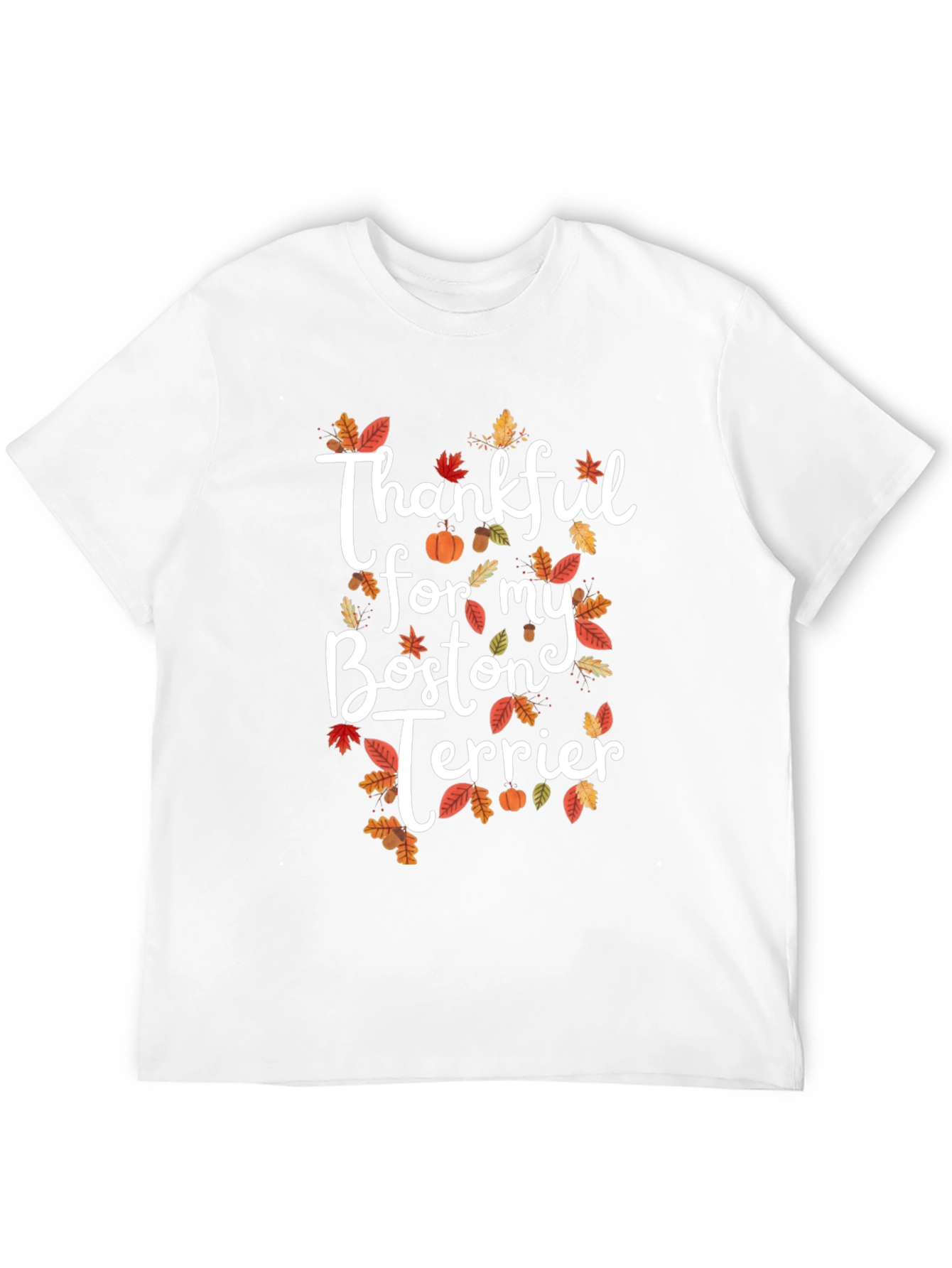 Thankful For My Boston Terrier T-Shirt