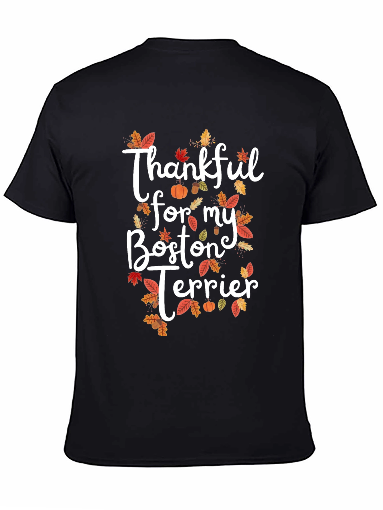 Thankful For My Boston Terrier T-Shirt