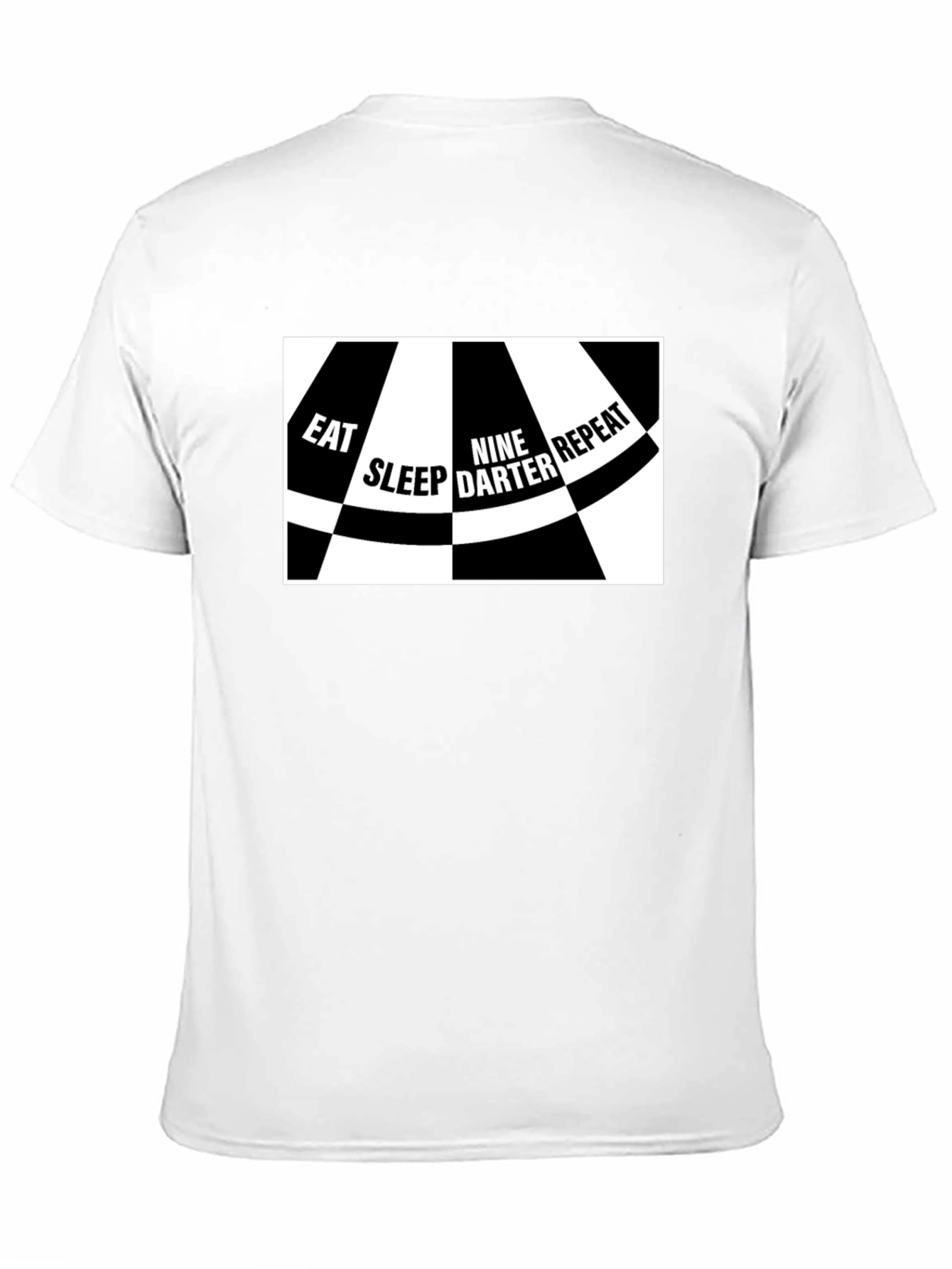 Eat Sleep Nine Darter Repeat Black T-Shirt