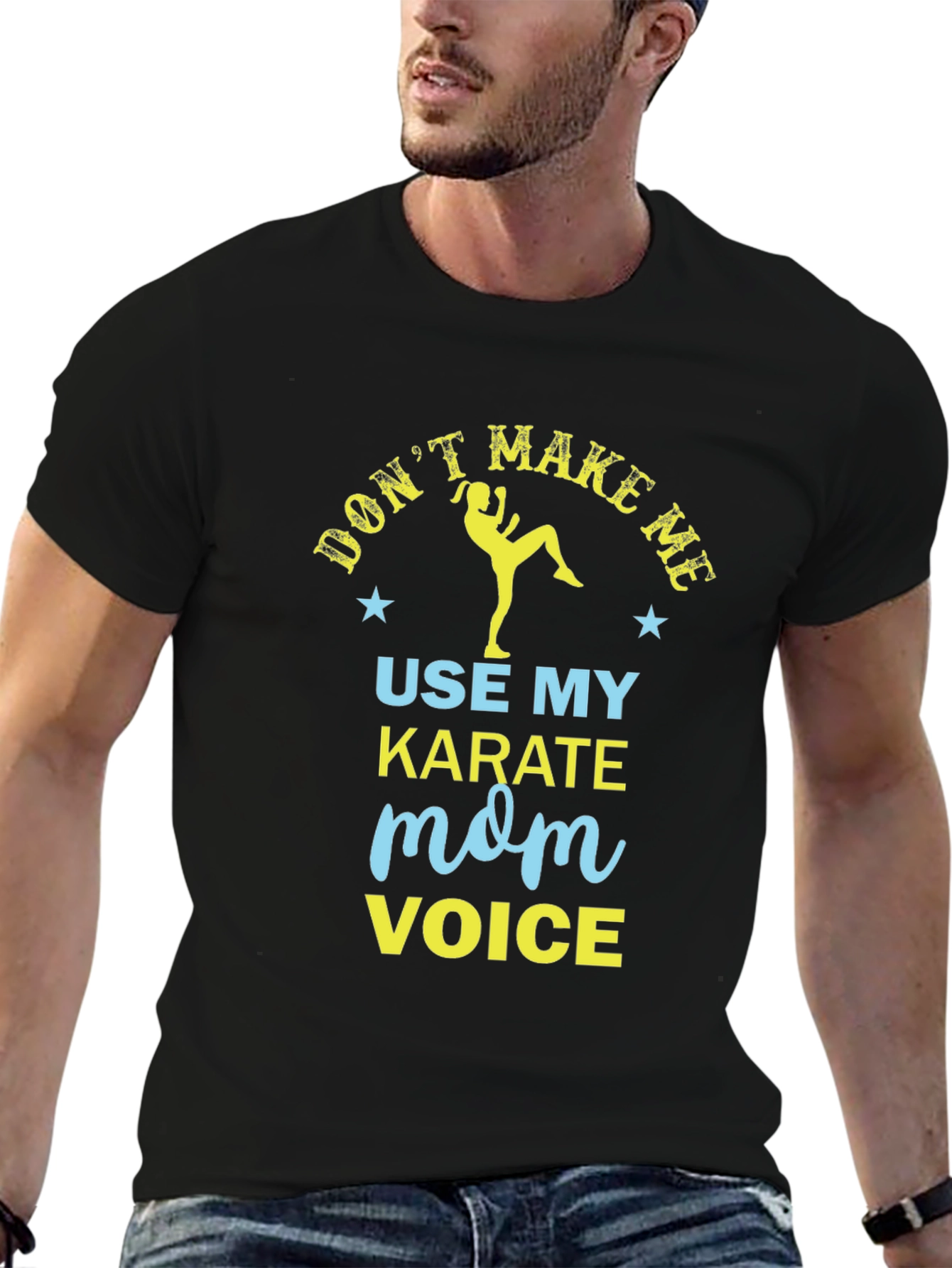 Karate Mom T-Shirt - Novelty Graphic Tee