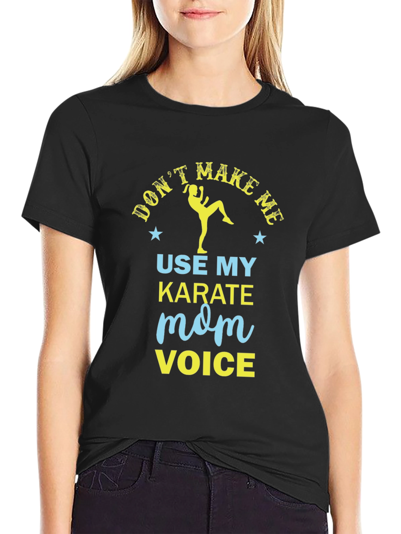 Karate Mom T-Shirt - Novelty Graphic Tee