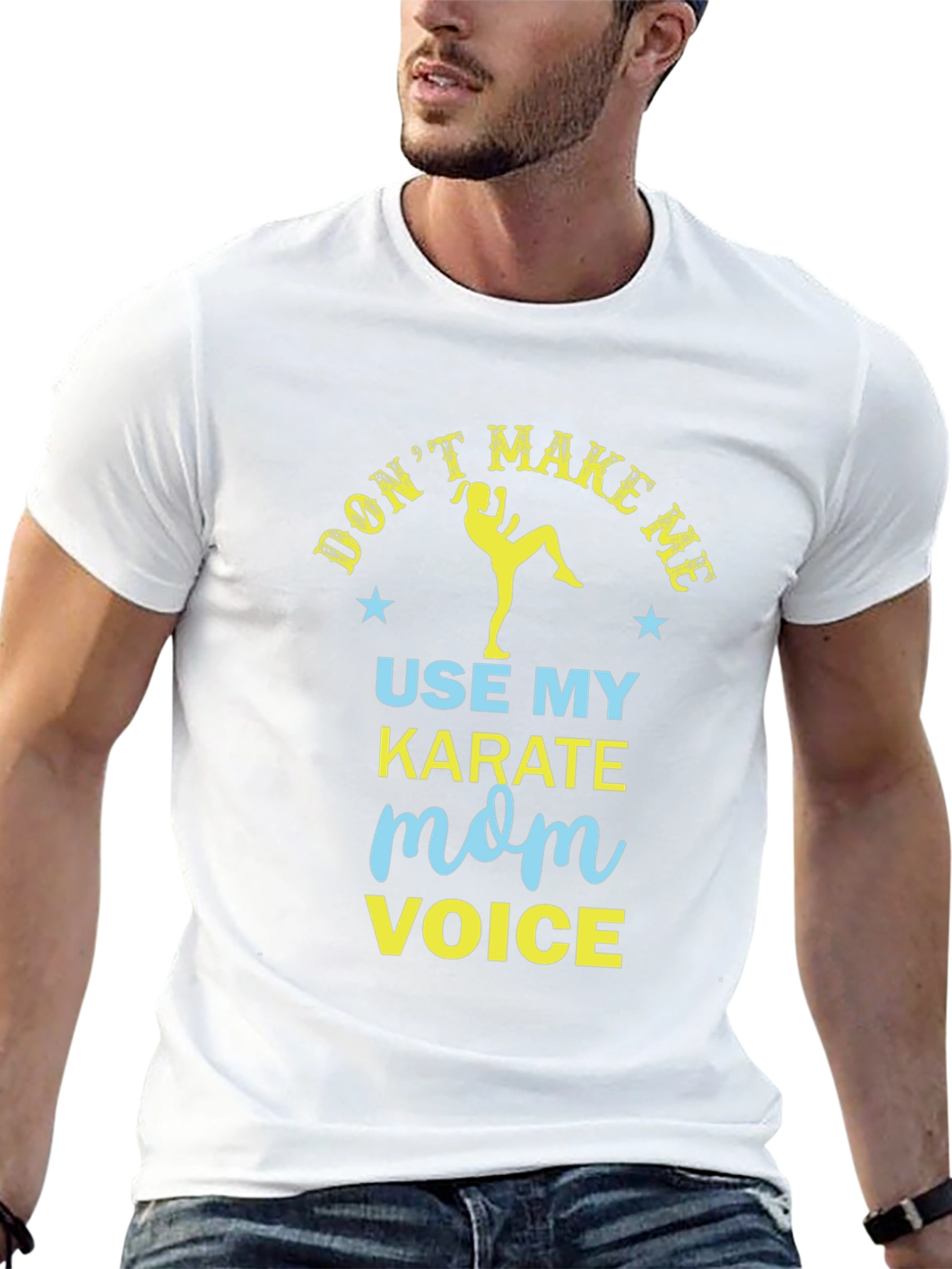 Karate Mom T-Shirt - Novelty Graphic Tee