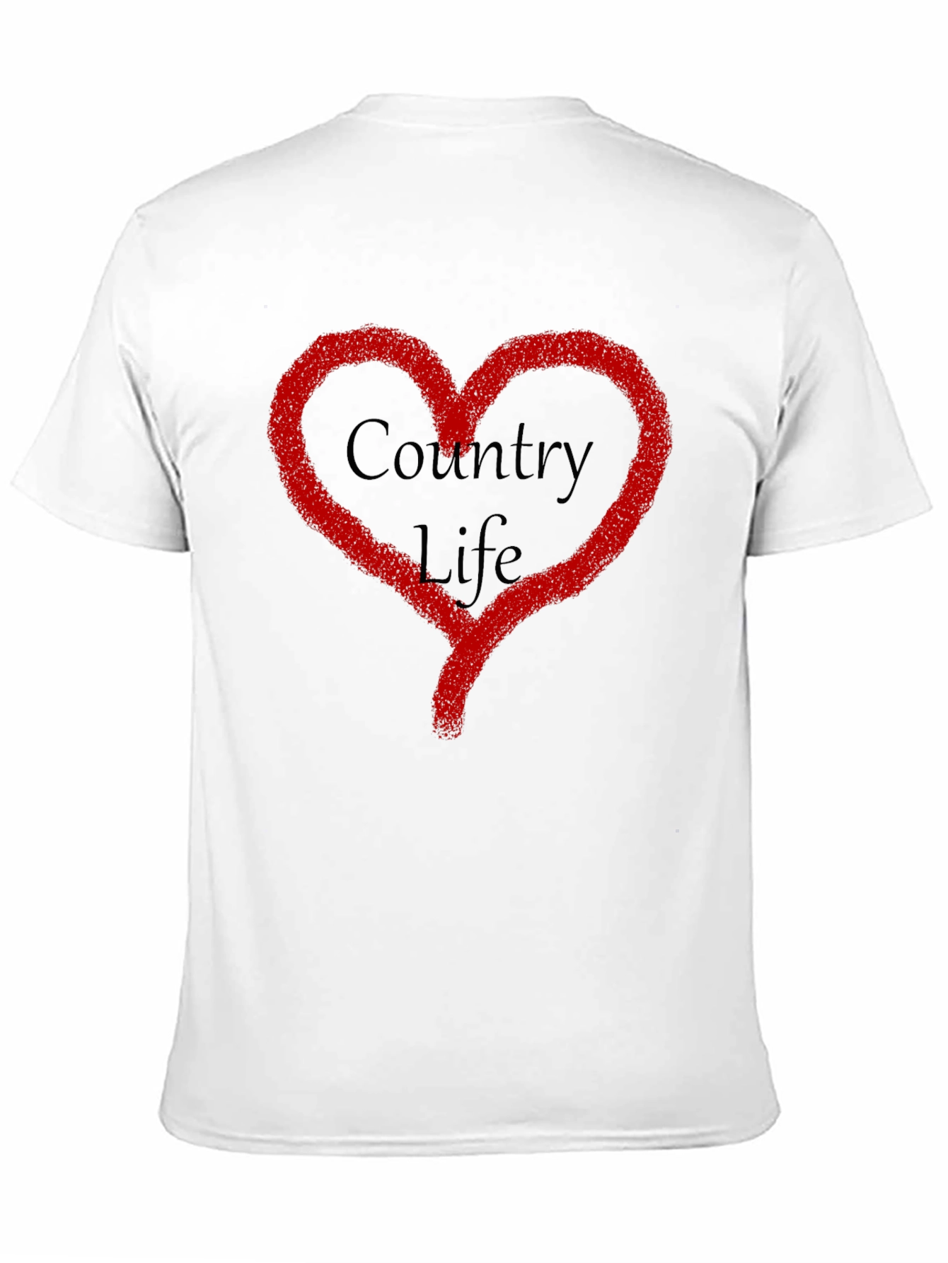 Country Life Heart Graphic T-Shirt