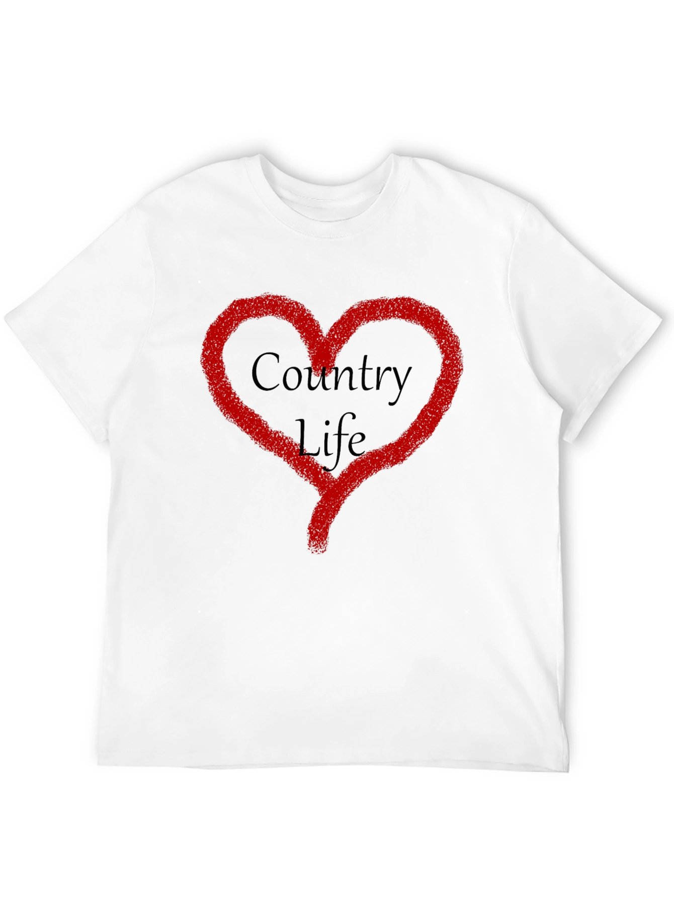 Country Life Heart Graphic T-Shirt