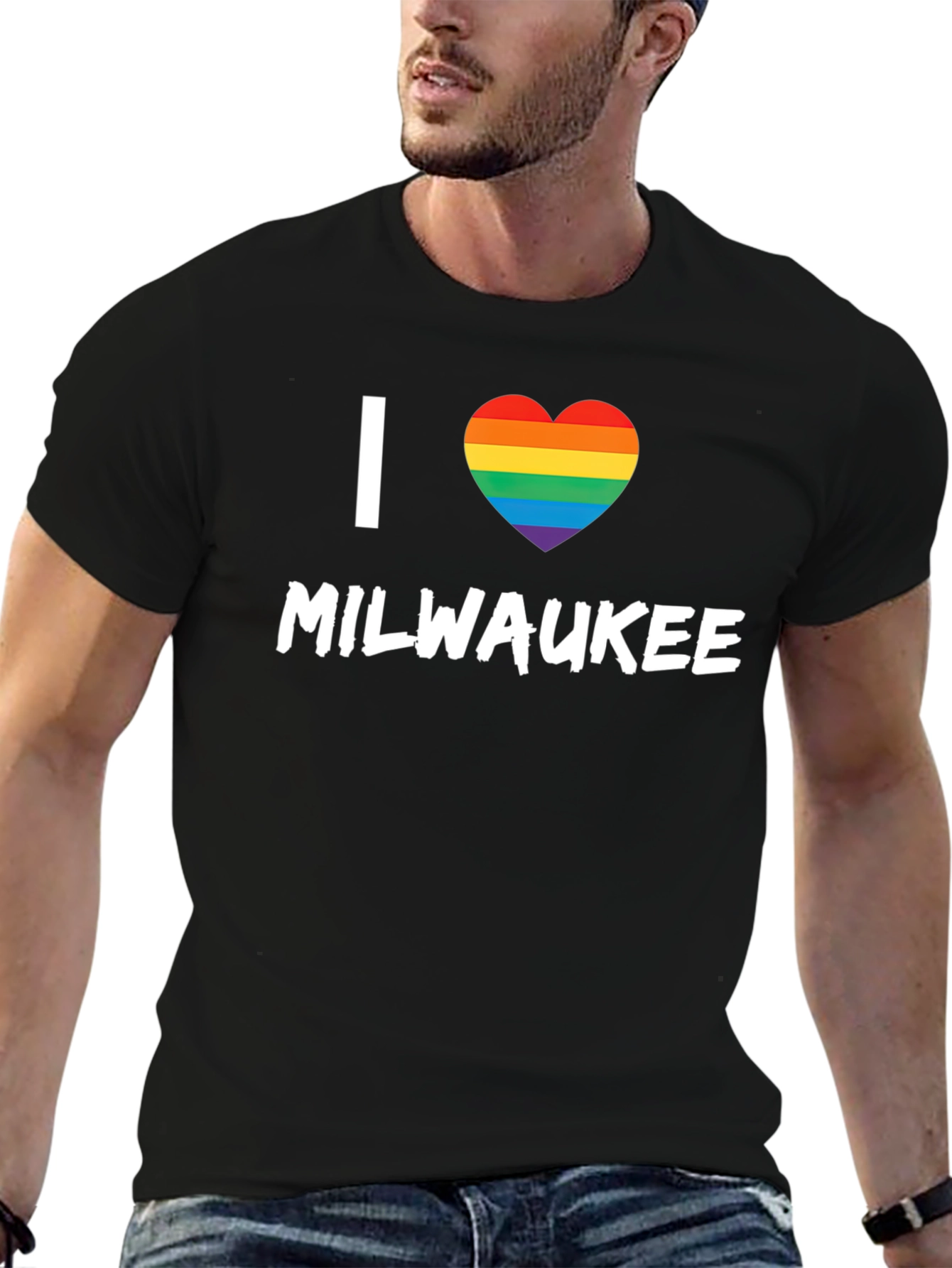 I Heart Milwaukee LGBTQ Pride T-Shirt