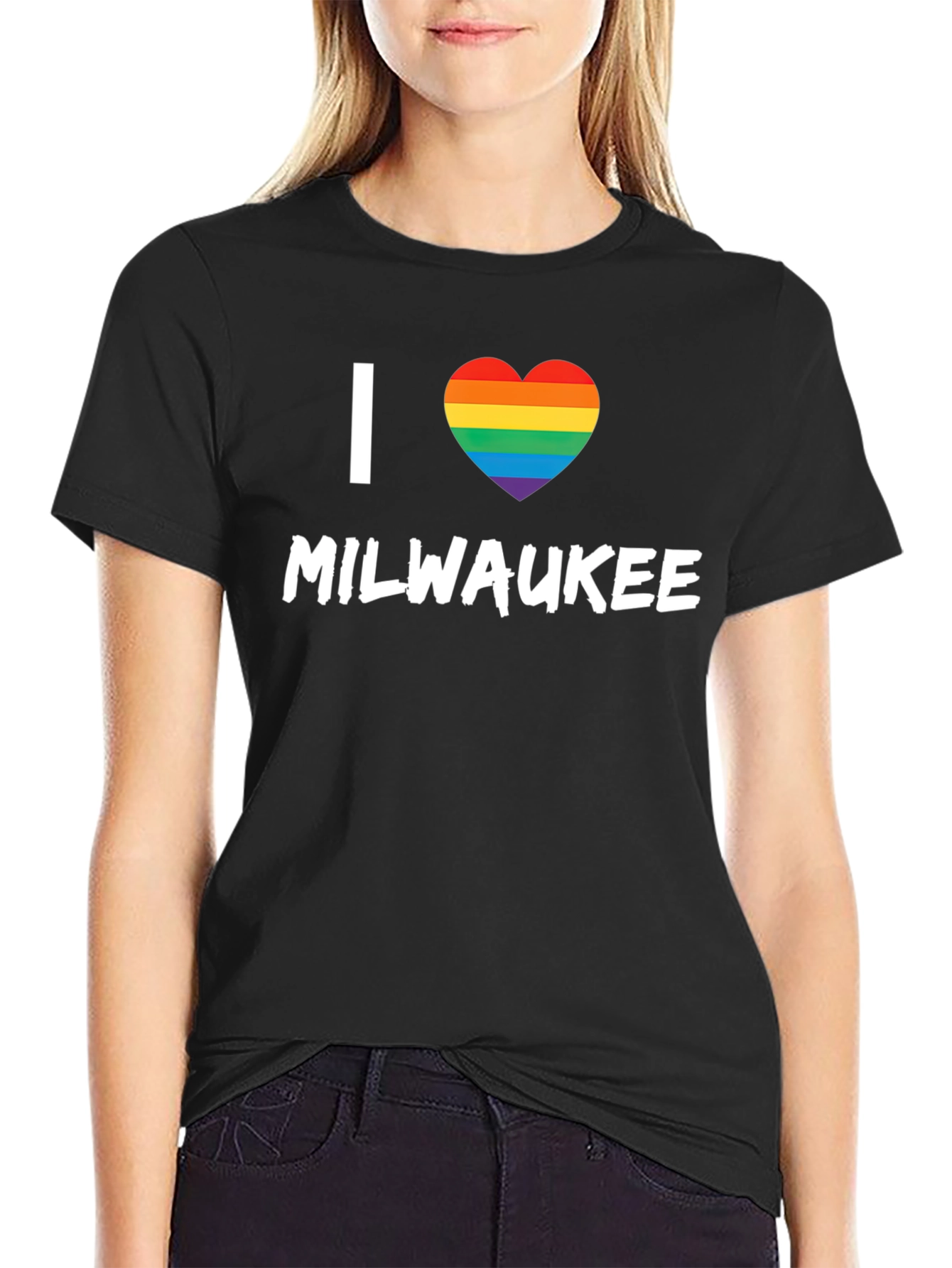 I Heart Milwaukee LGBTQ Pride T-Shirt