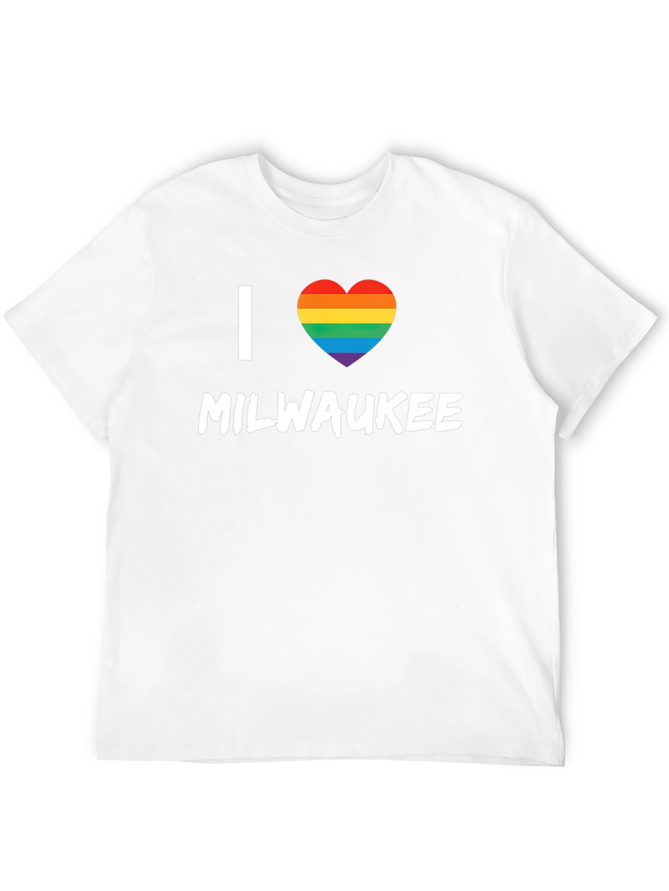 I Heart Milwaukee LGBTQ Pride T-Shirt