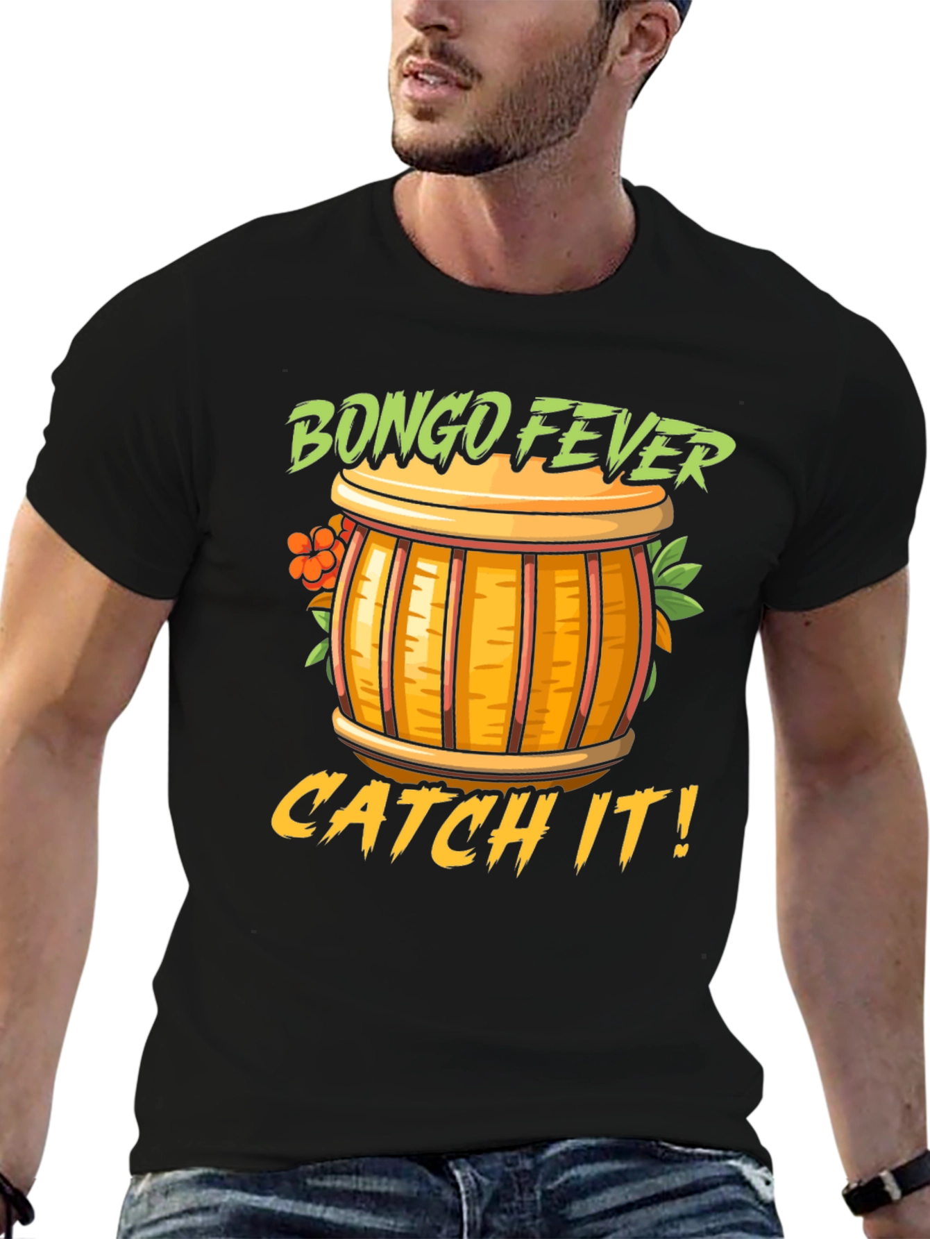 Bongo Fever T-Shirt - Catch It! Graphic Tee