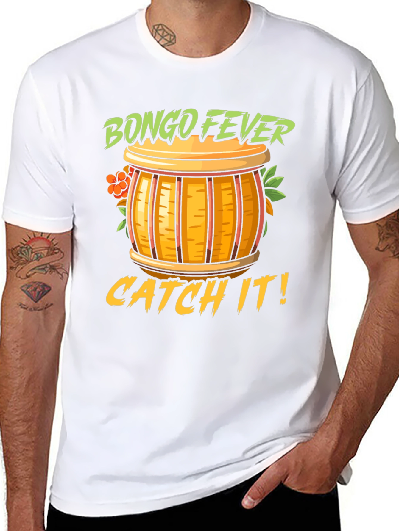 Bongo Fever T-Shirt - Catch It! Graphic Tee