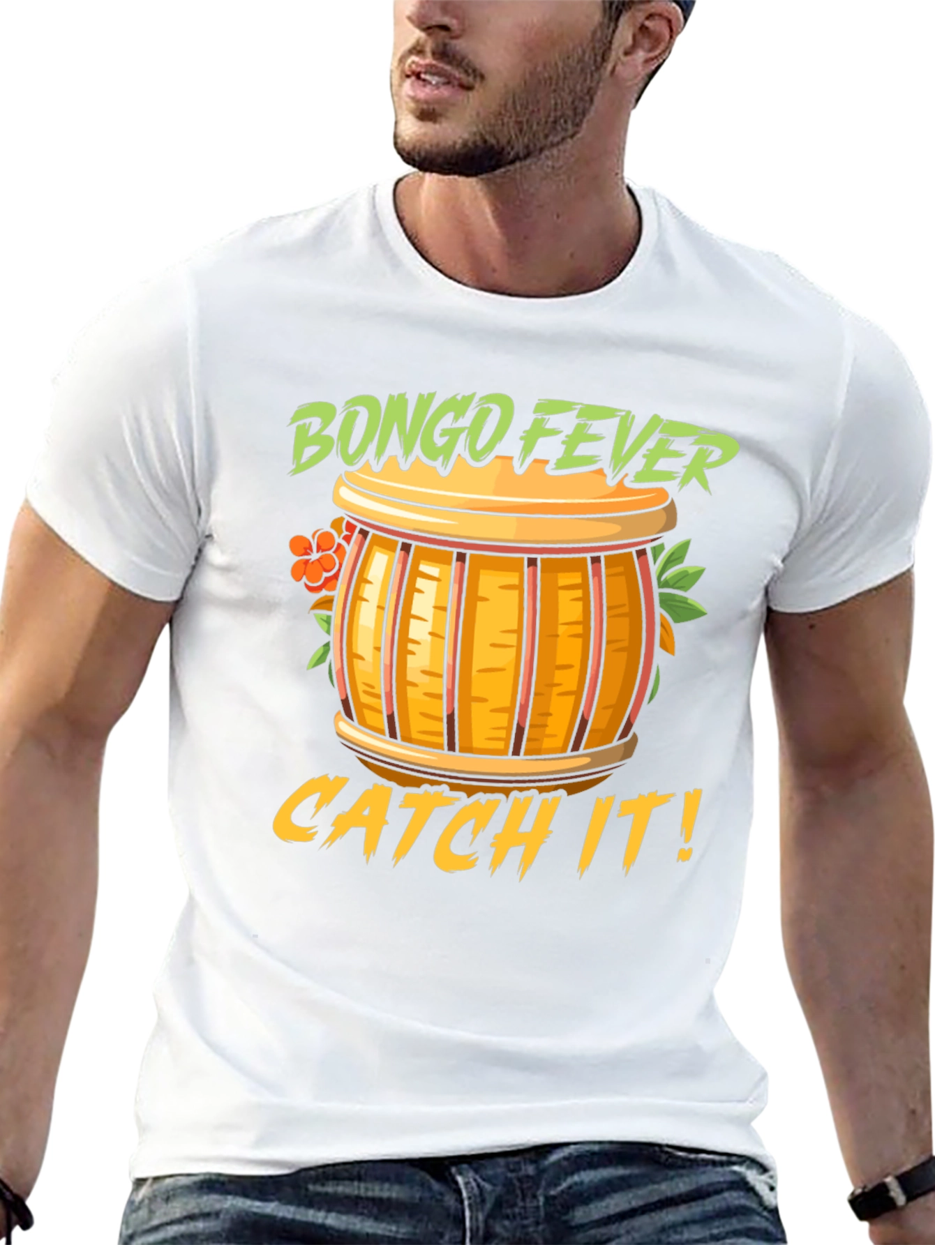 Bongo Fever T-Shirt - Catch It! Graphic Tee