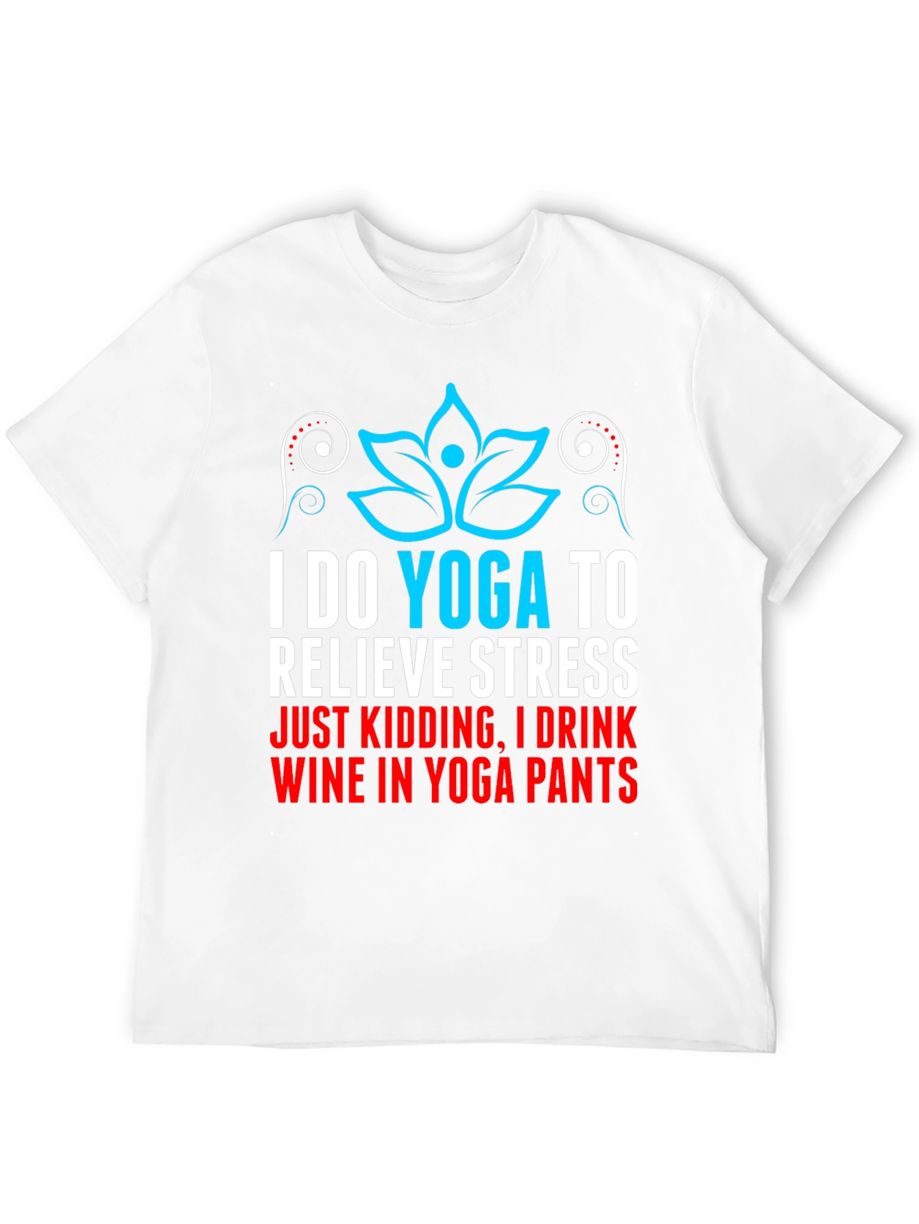 Funny Yoga Wine Lover T-Shirt