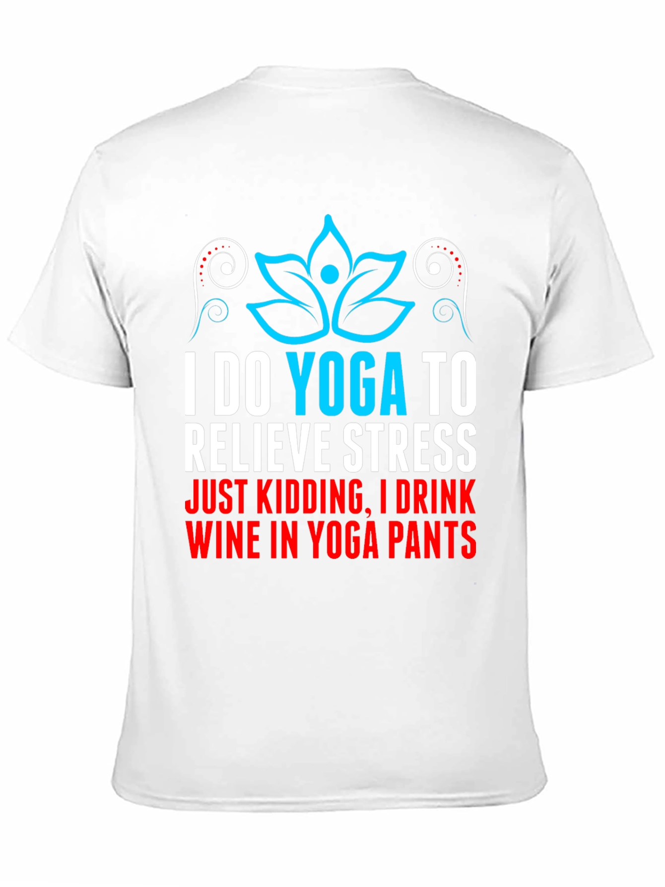 Funny Yoga Wine Lover T-Shirt