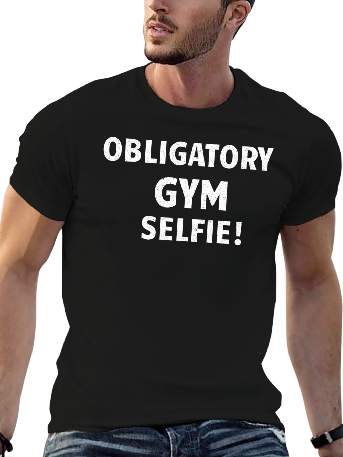 Obligatory Gym Selfie Graphic Tee