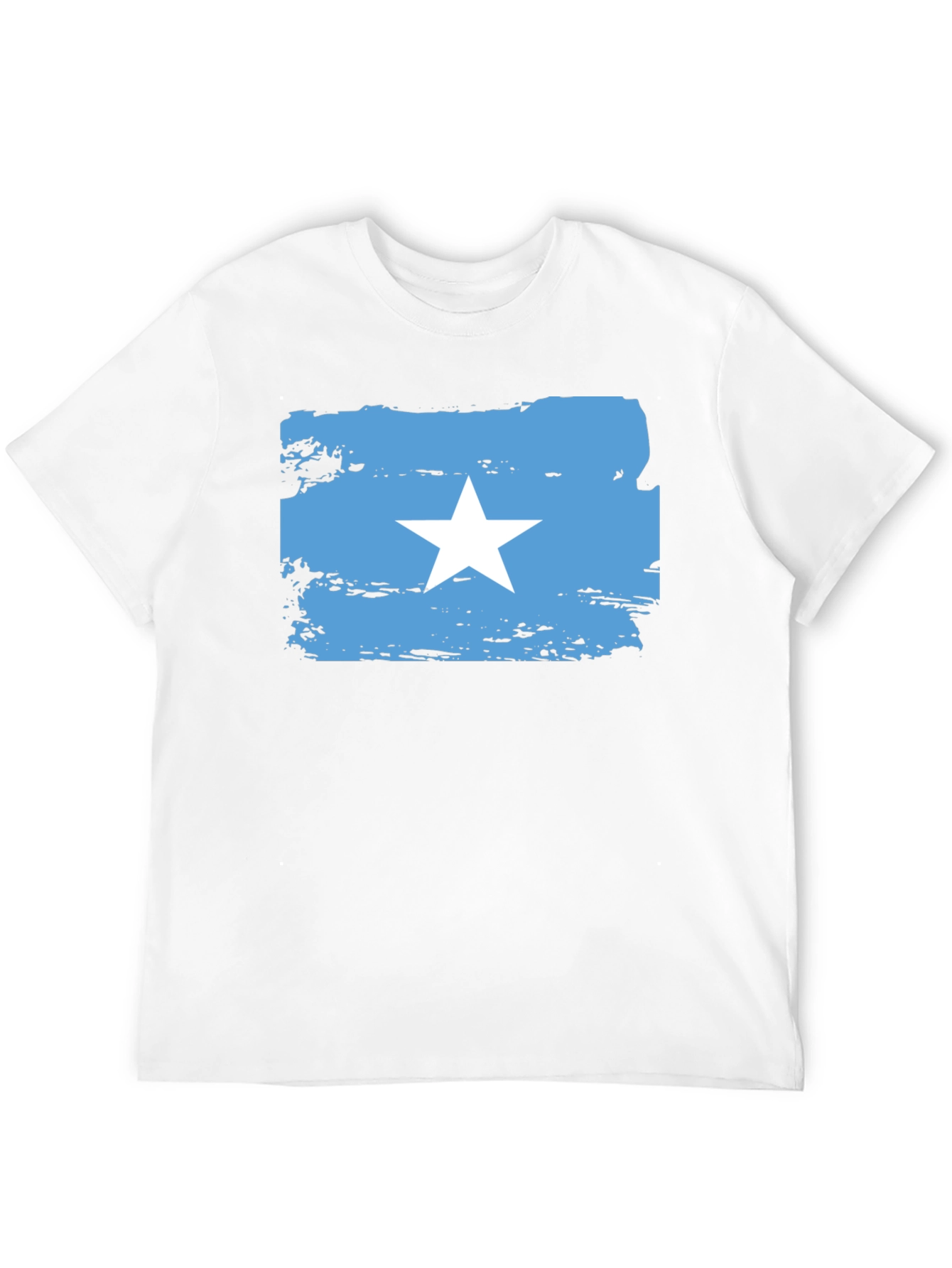 Somalia Flag T-Shirt - Distressed Style