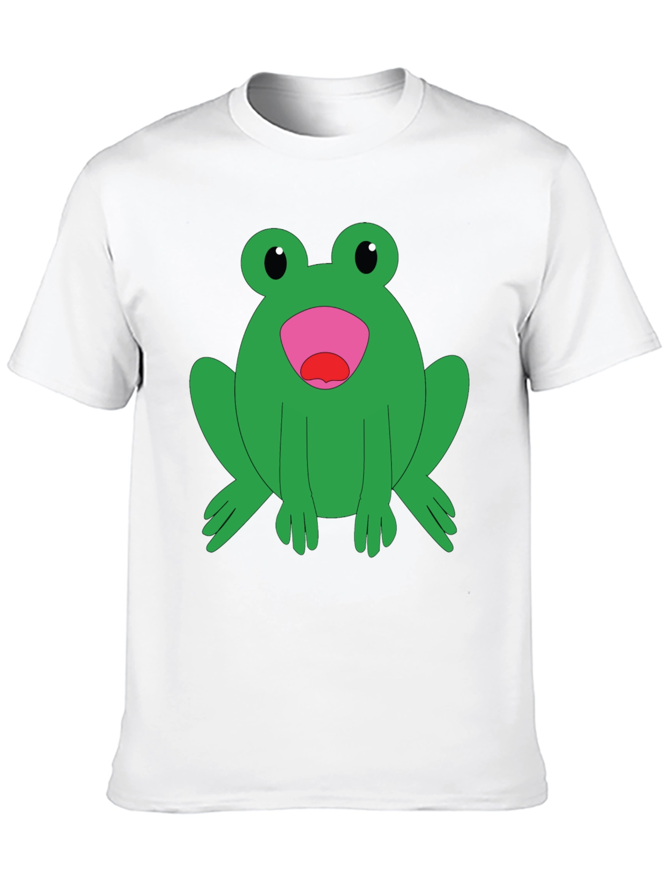 Frog Graphic T-Shirt - Black Cotton Tee