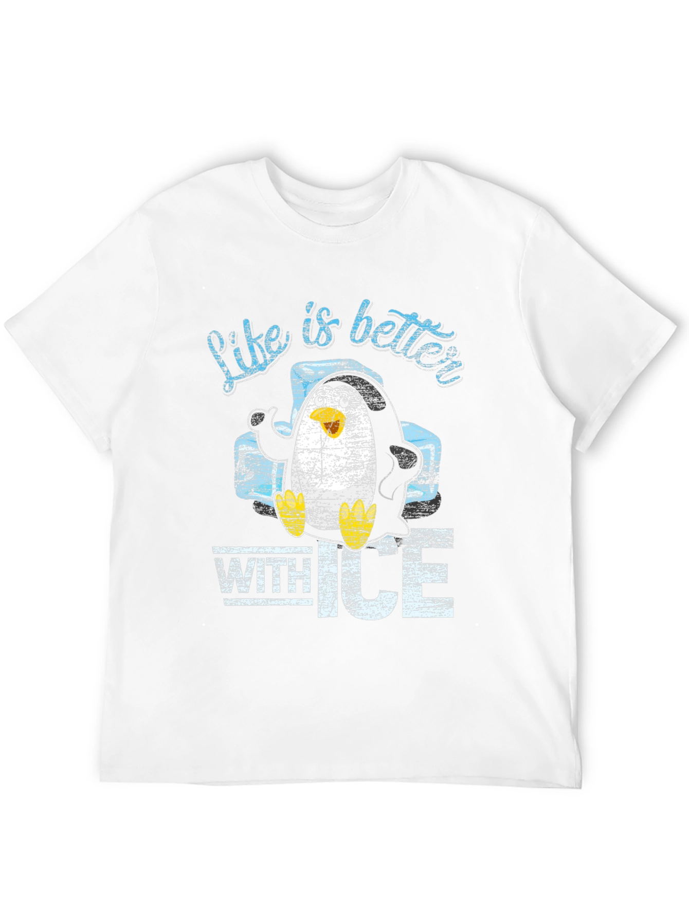 Life is Better with Ice Penguin Graphic Tee