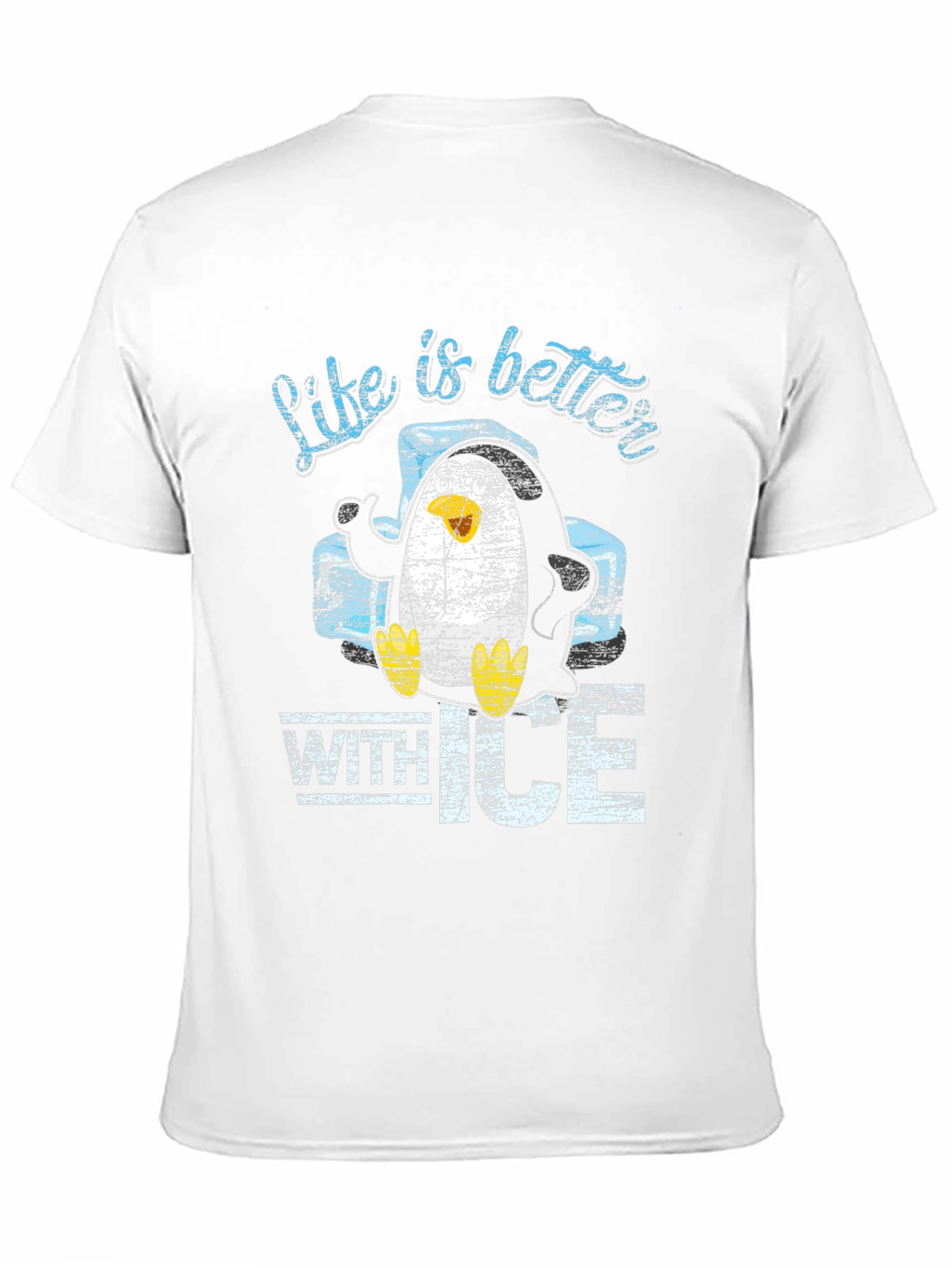 Life is Better with Ice Penguin Graphic Tee