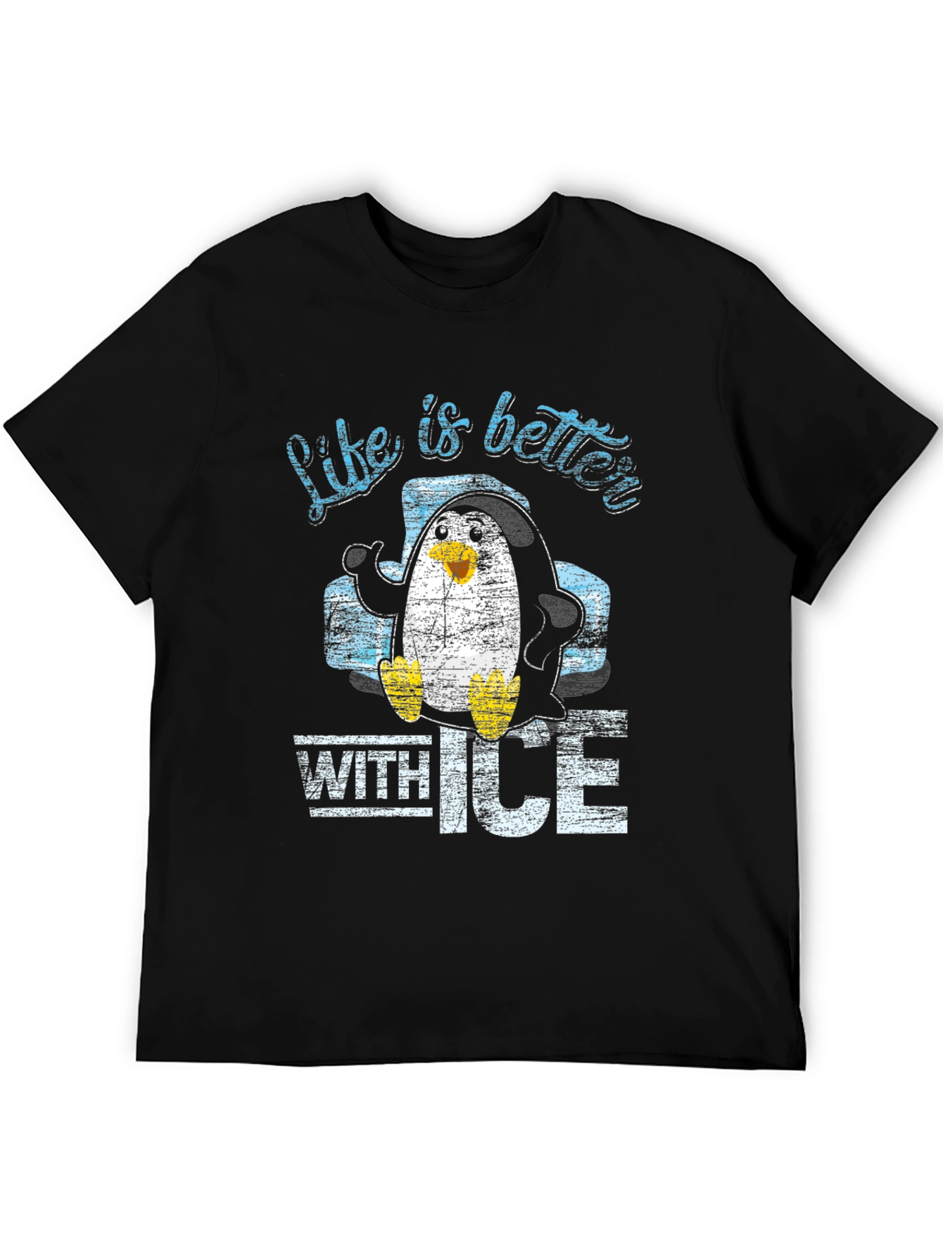 Life is Better with Ice Penguin Graphic Tee