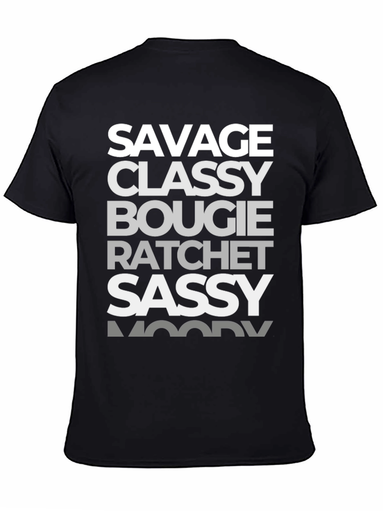 Savage Classy Bougie Graphic Tee - Black