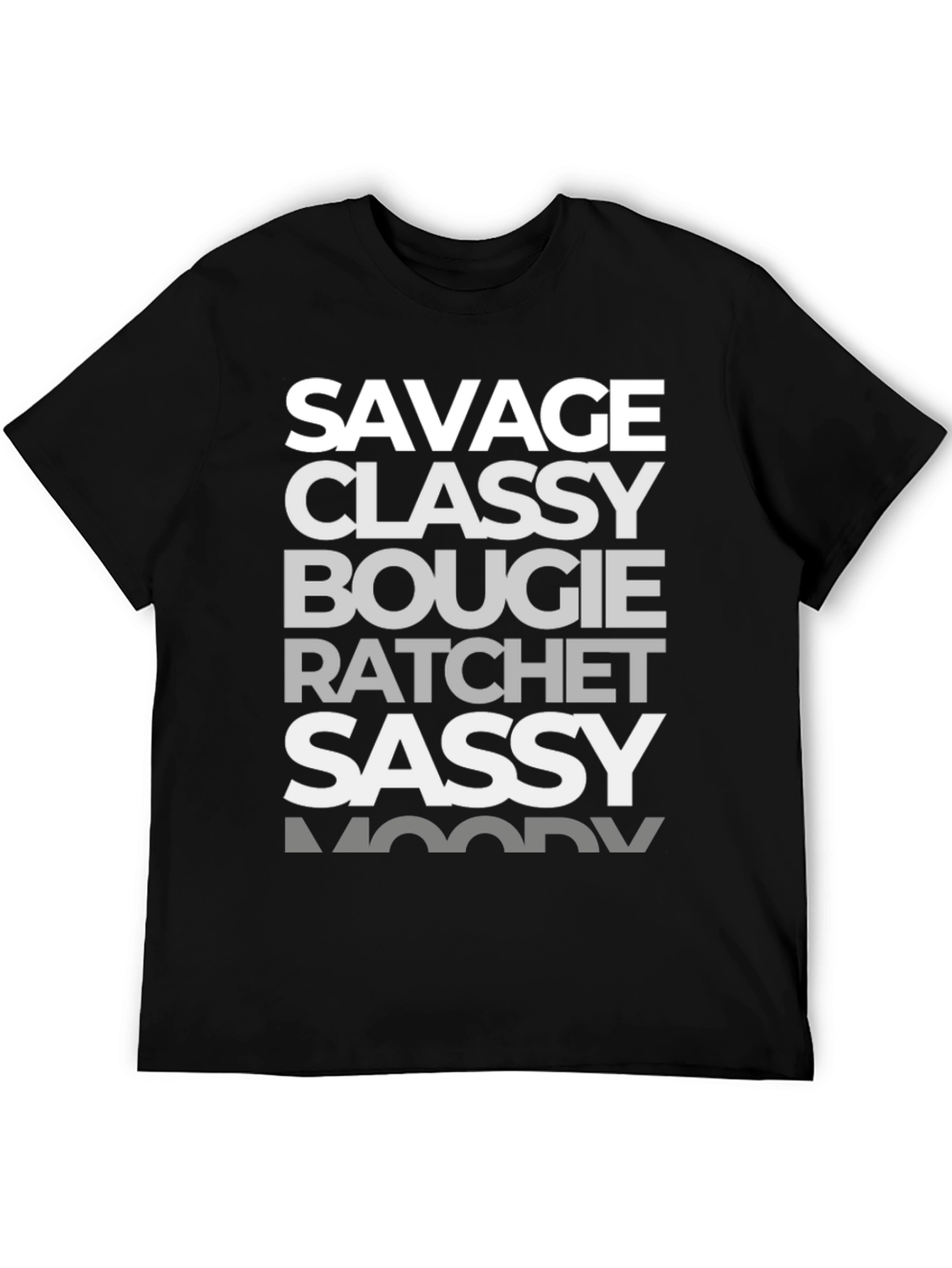 Savage Classy Bougie Graphic Tee - Black