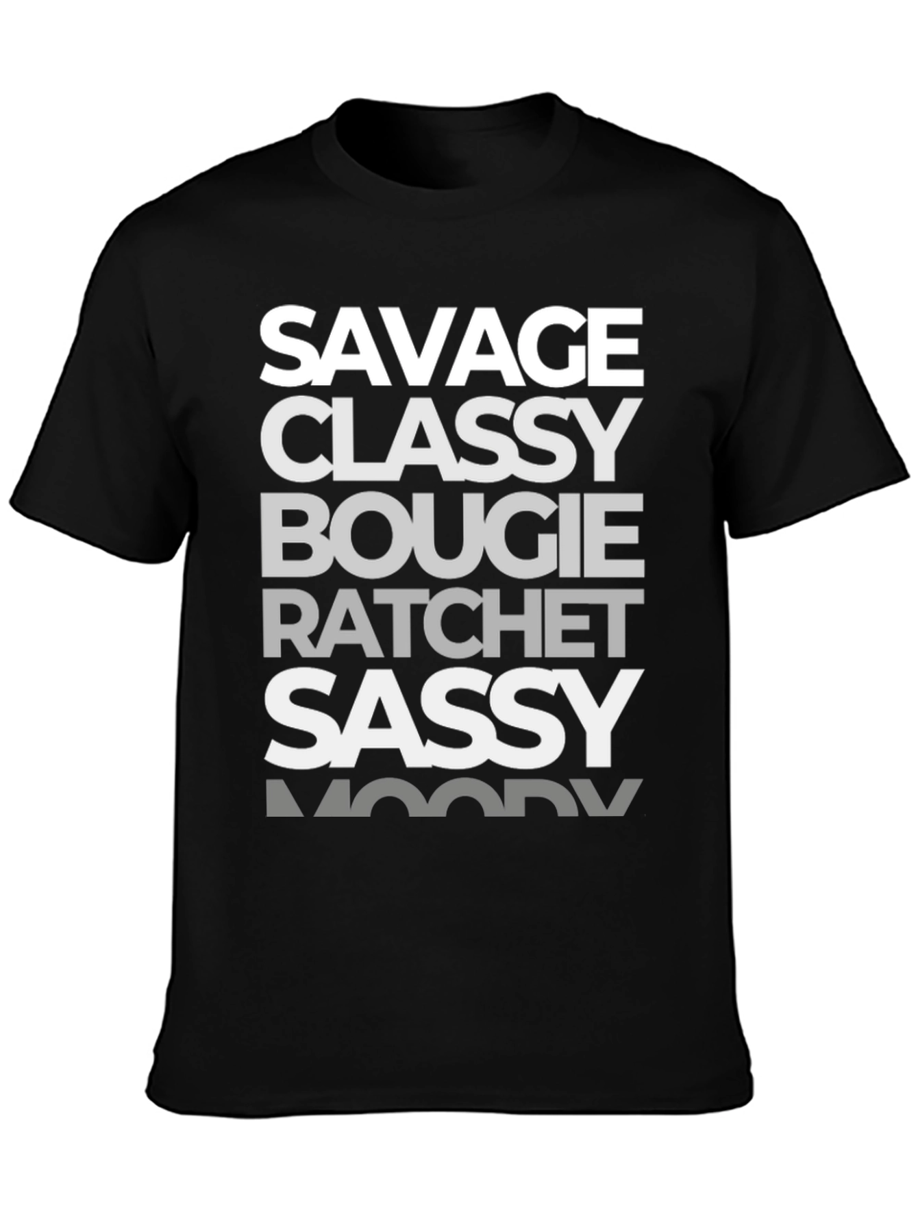 Savage Classy Bougie Graphic Tee - Black