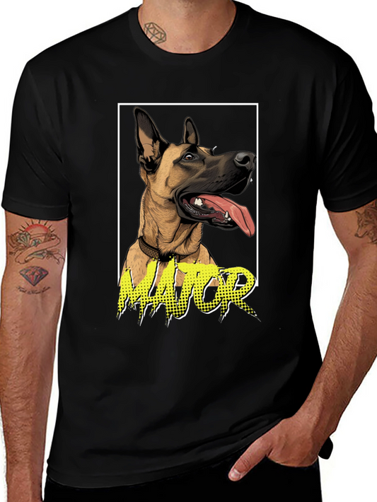 Dog Lovers Major Graphic Tee - Black
