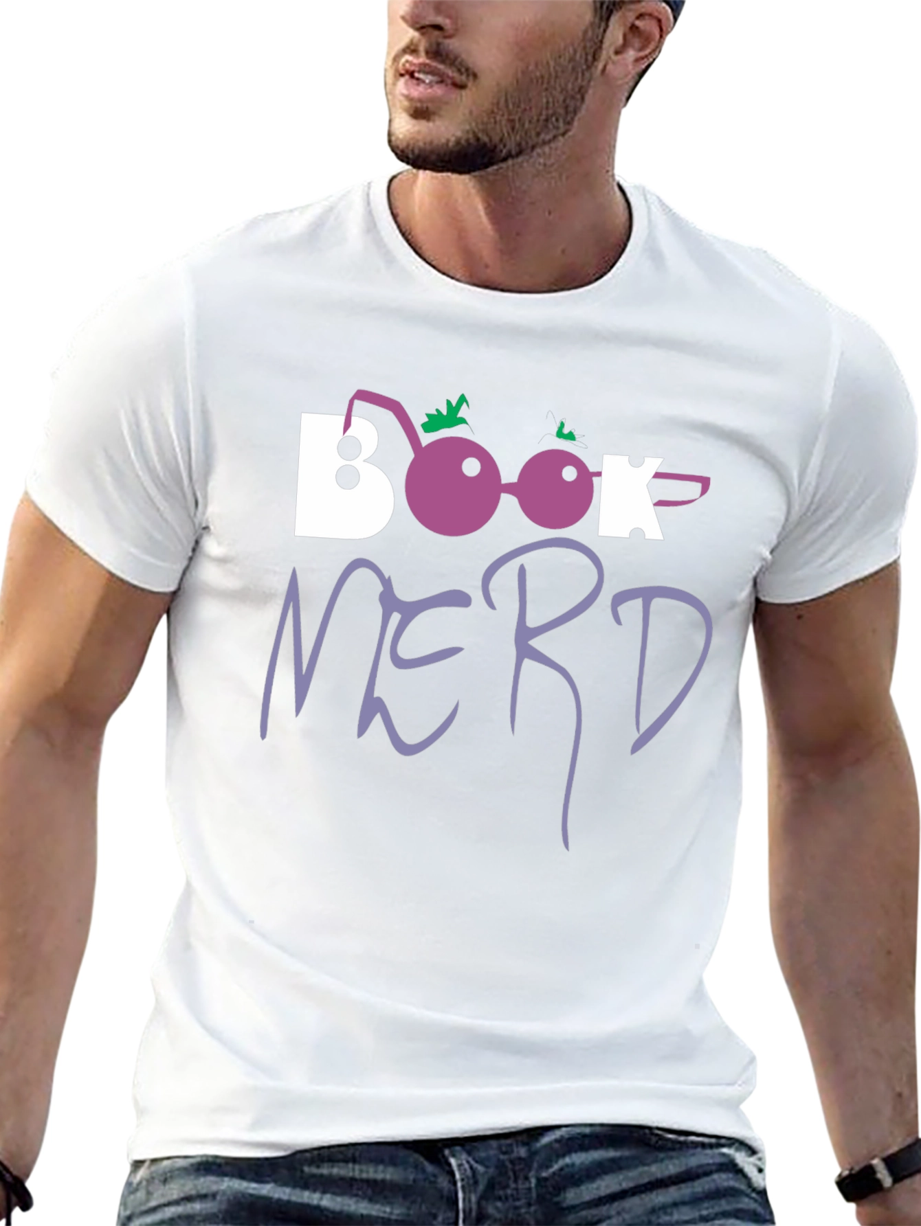 Book Nerd Graphic Tee - Unisex Casual Shirt