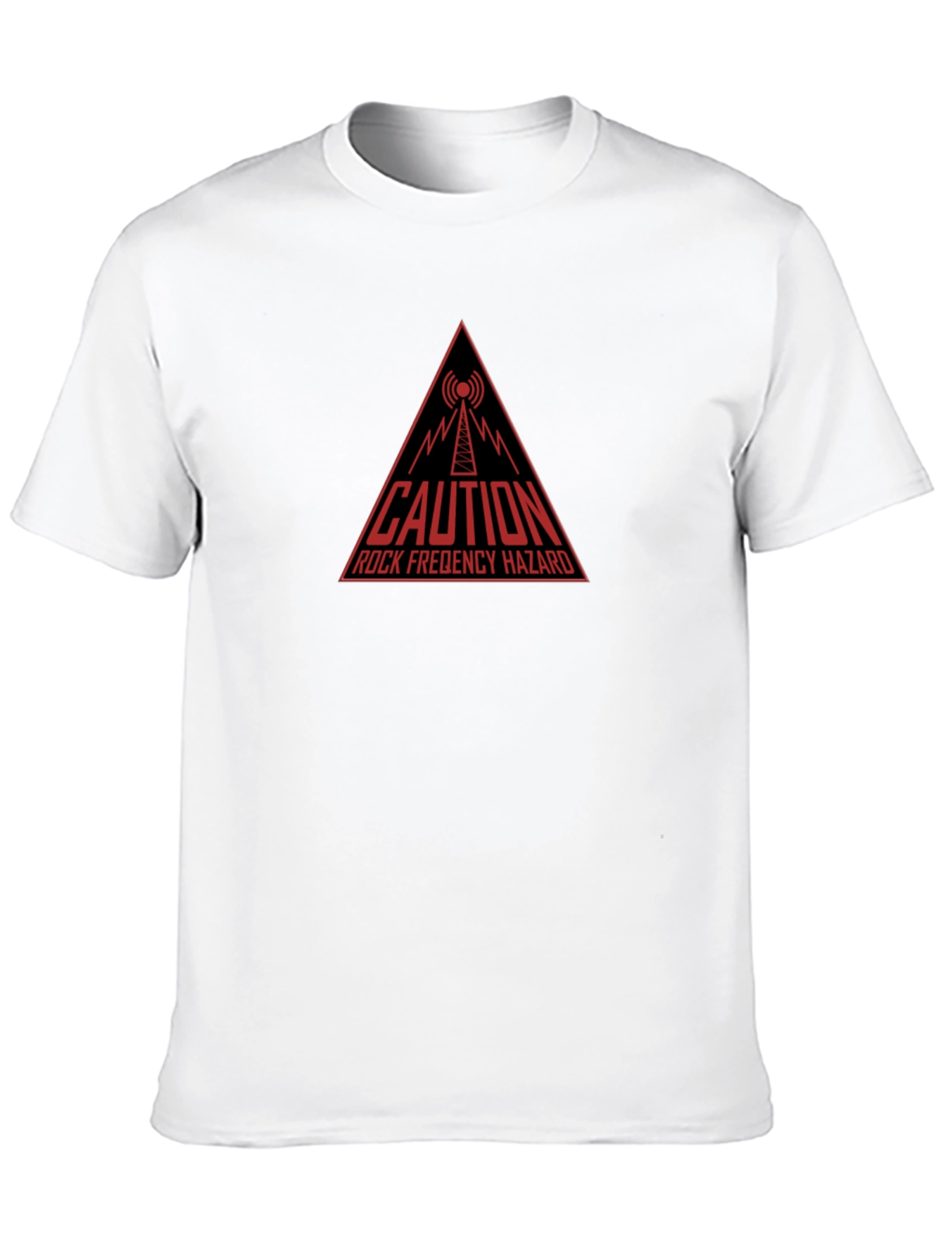Caution Rock Frequency Hazard Graphic Tee