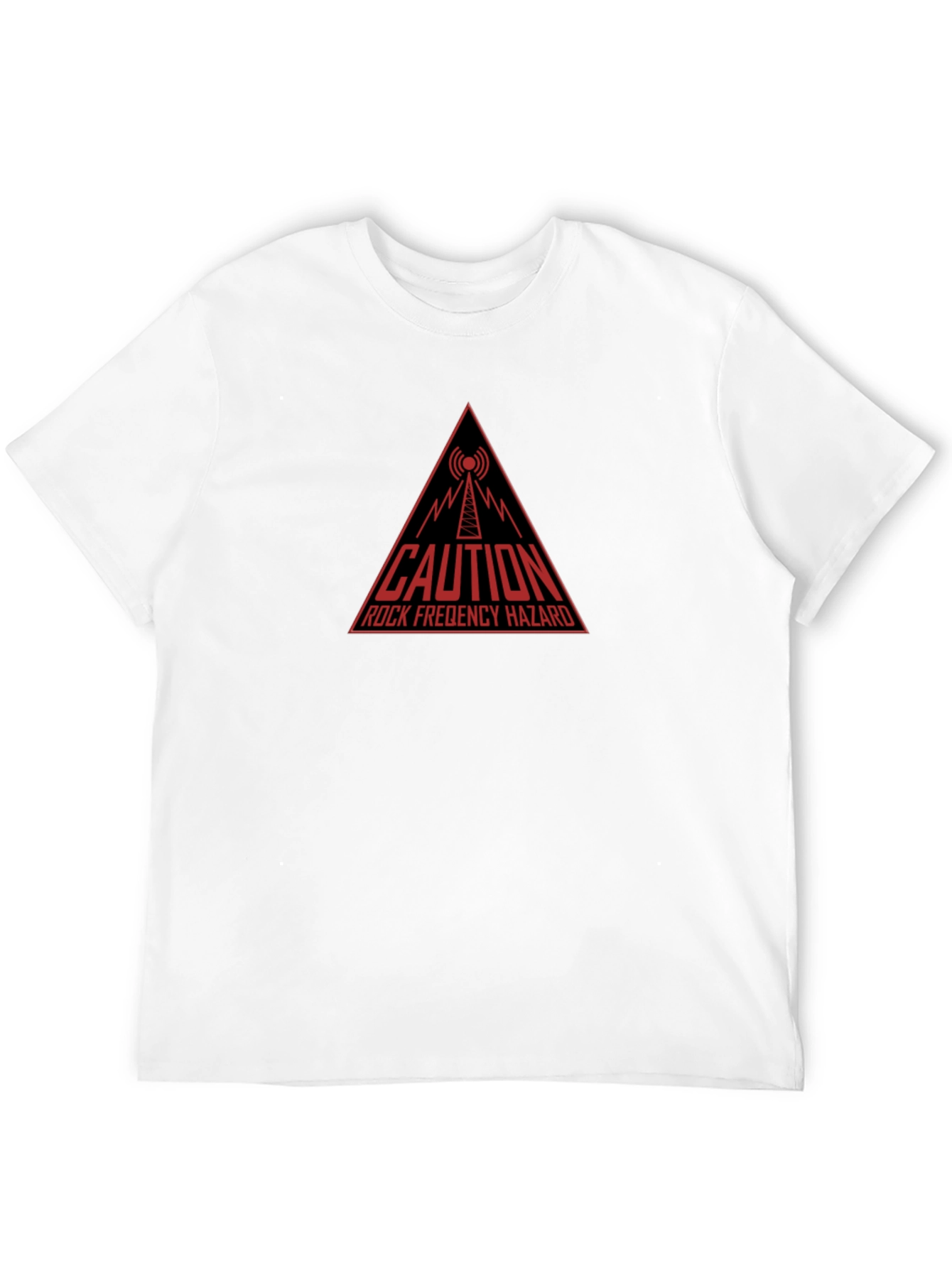 Caution Rock Frequency Hazard Graphic Tee