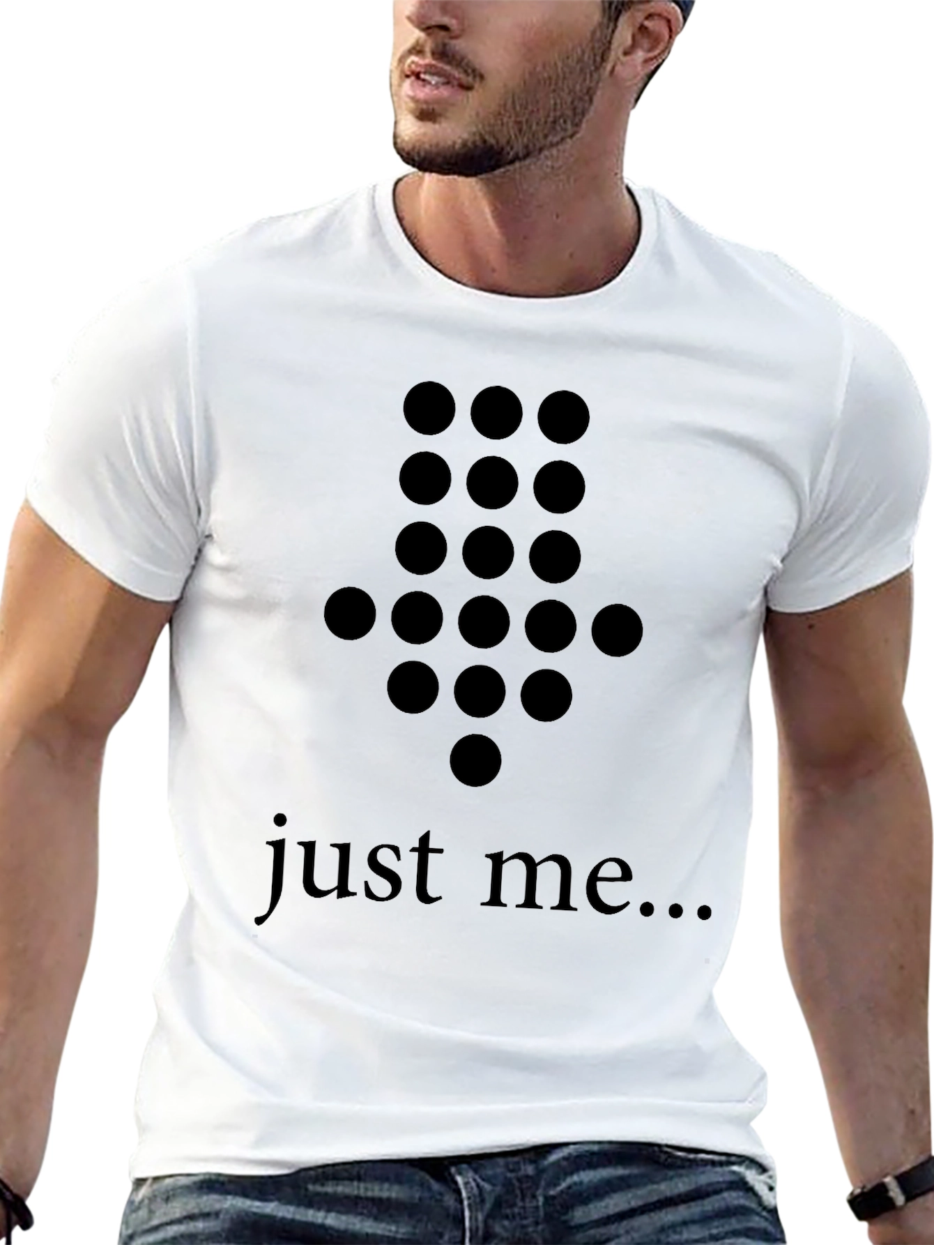 Dot Arrow Graphic Tee - Just Me...