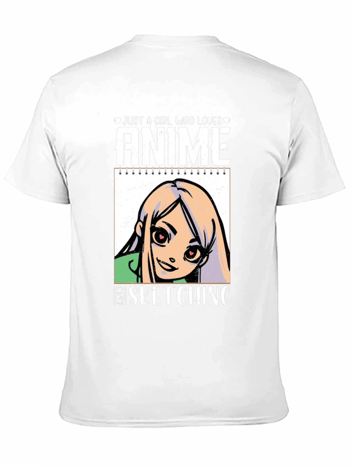 Anime Sketching Graphic T-Shirt