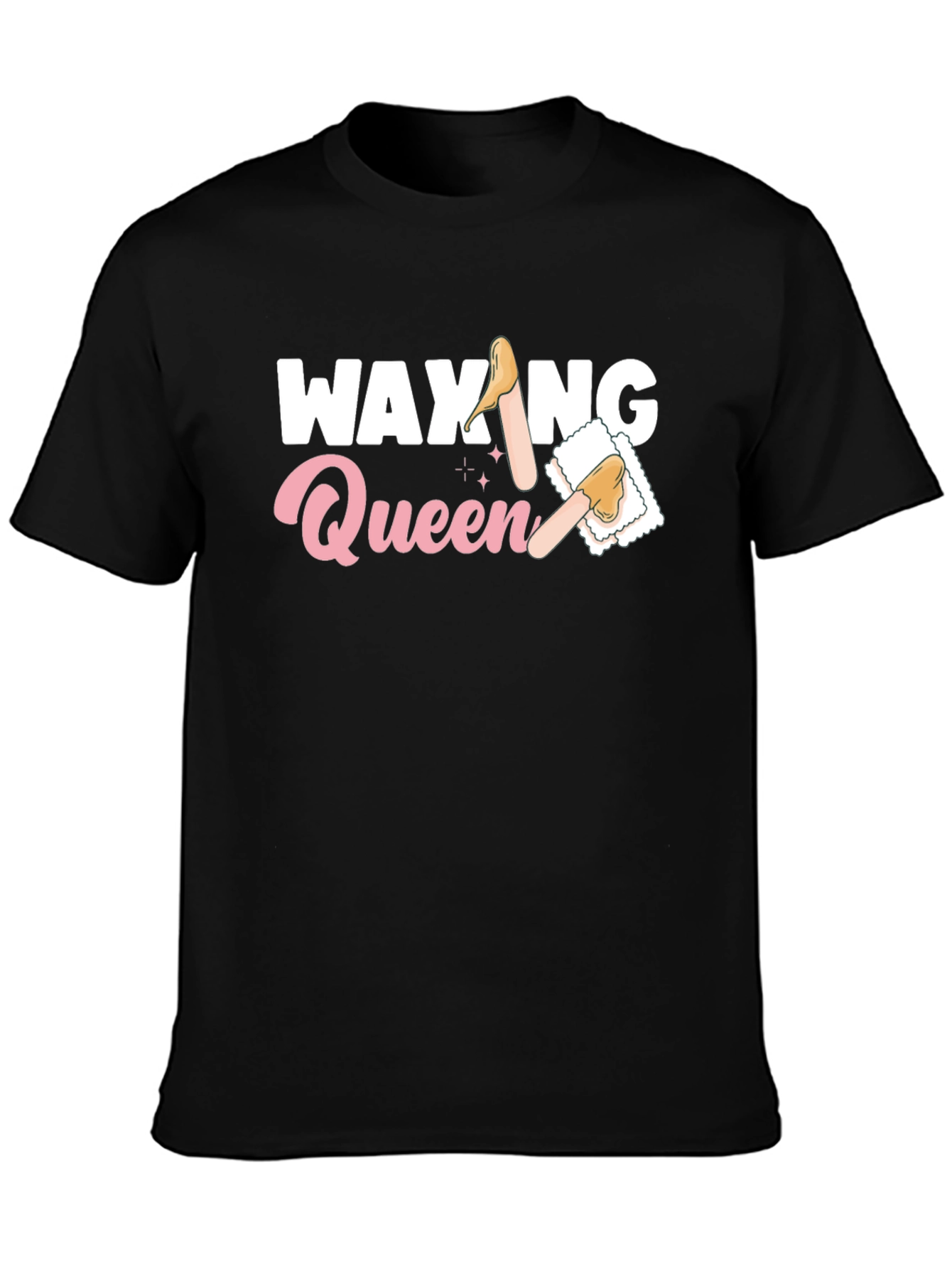 Waxing Queen Black T-Shirt