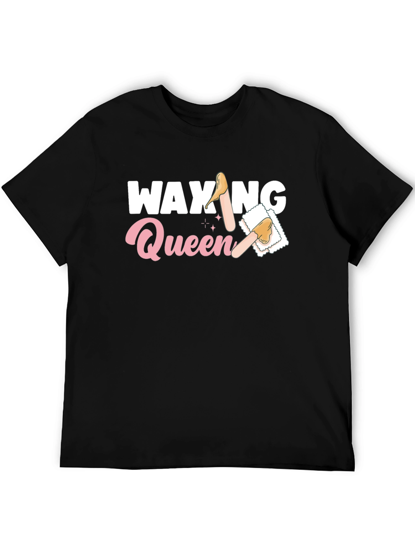 Waxing Queen Black T-Shirt