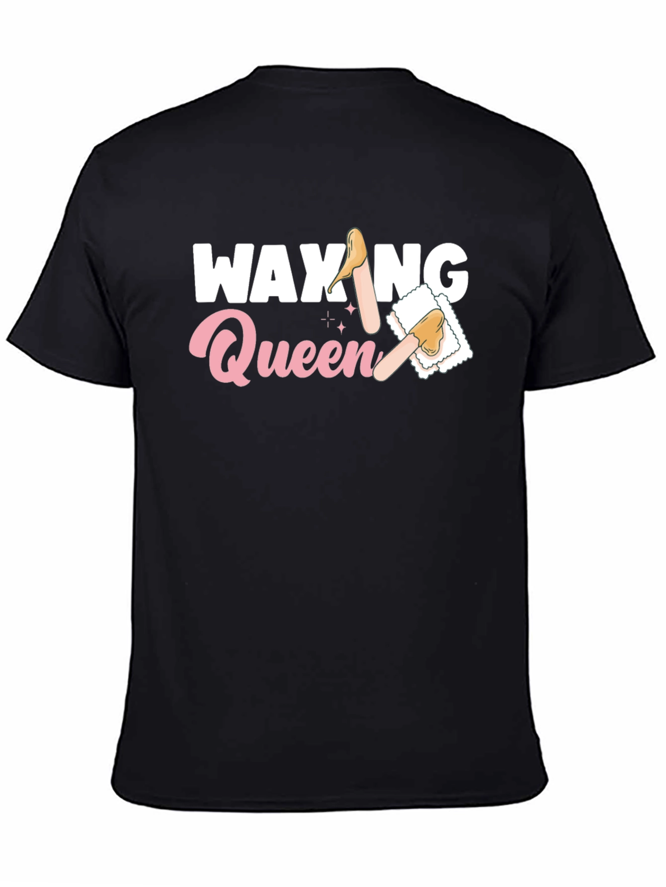 Waxing Queen Black T-Shirt