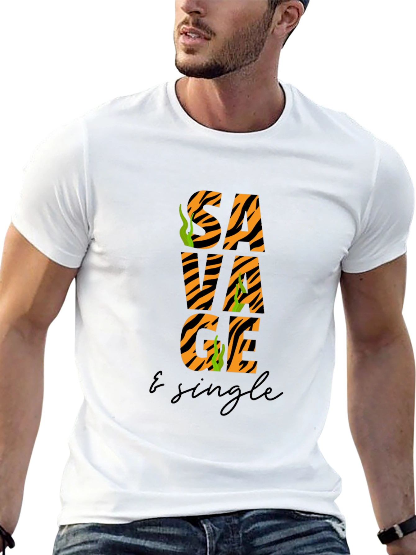 Savage & Single Graphic Tee - Black T-Shirt